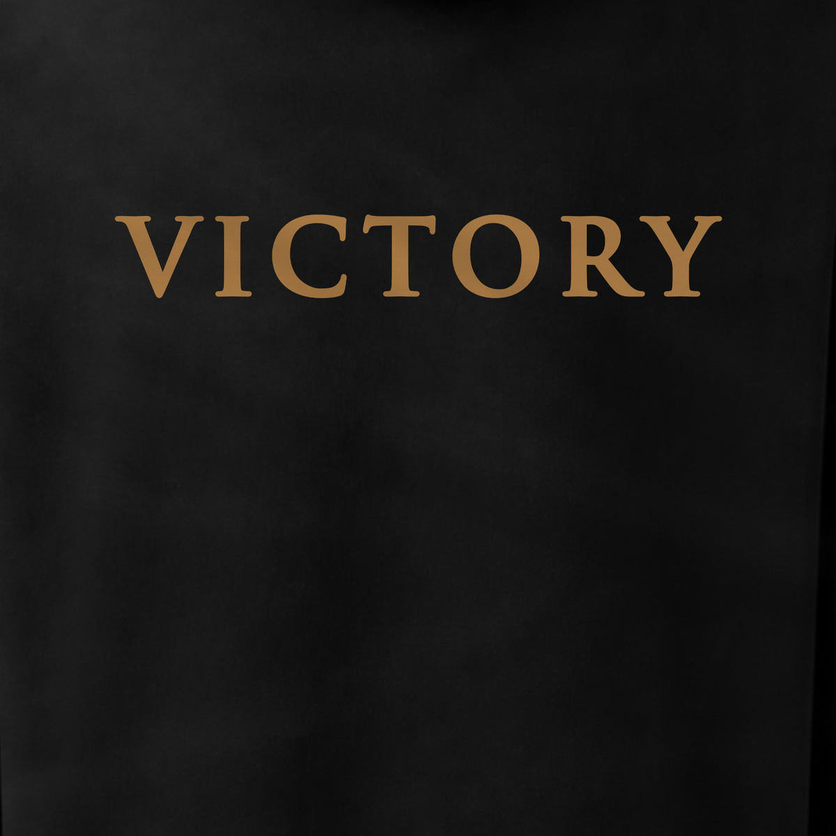 Close-up detail of Victory Hoodie.