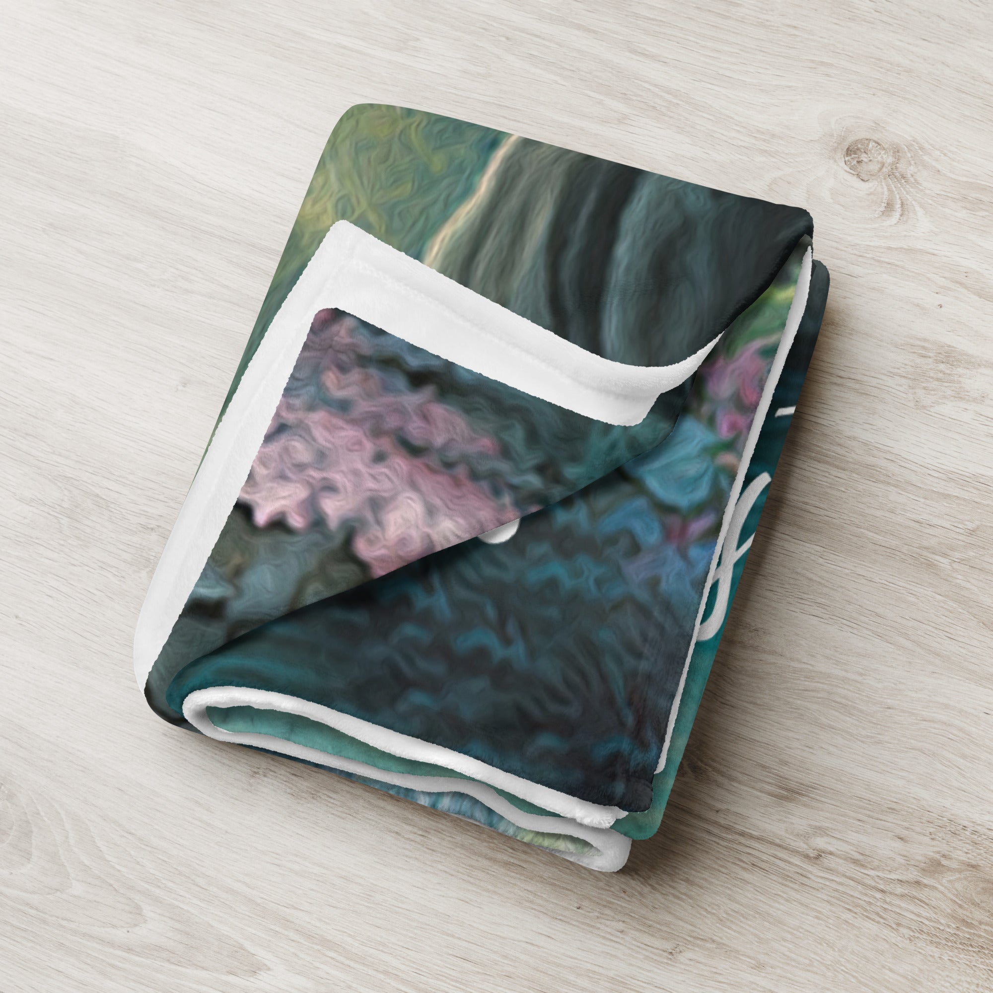 Leads Me Beside Still Waters Throw Blanket - 2 Sizes - Jesus Passion Apparel