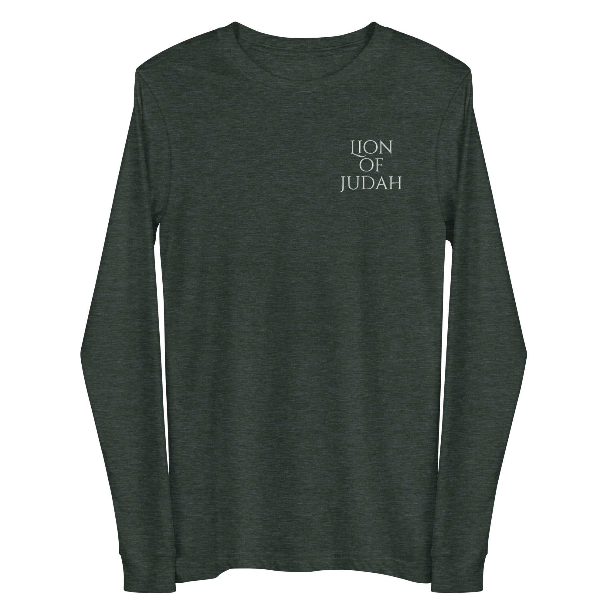 Lion of Judah Men's Unisex Long Sleeve Tee - Jesus Passion Apparel