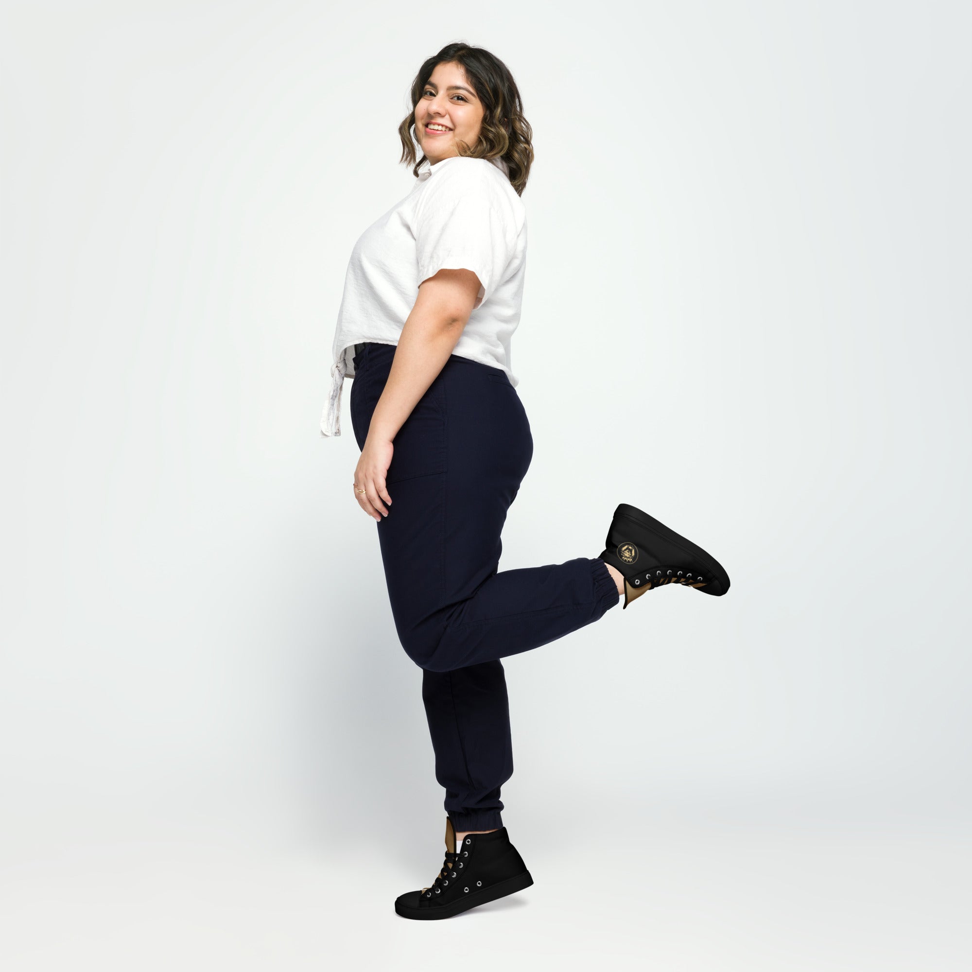 Lion of Judah Women’s High Top Canvas Shoes - Jesus Passion Apparel