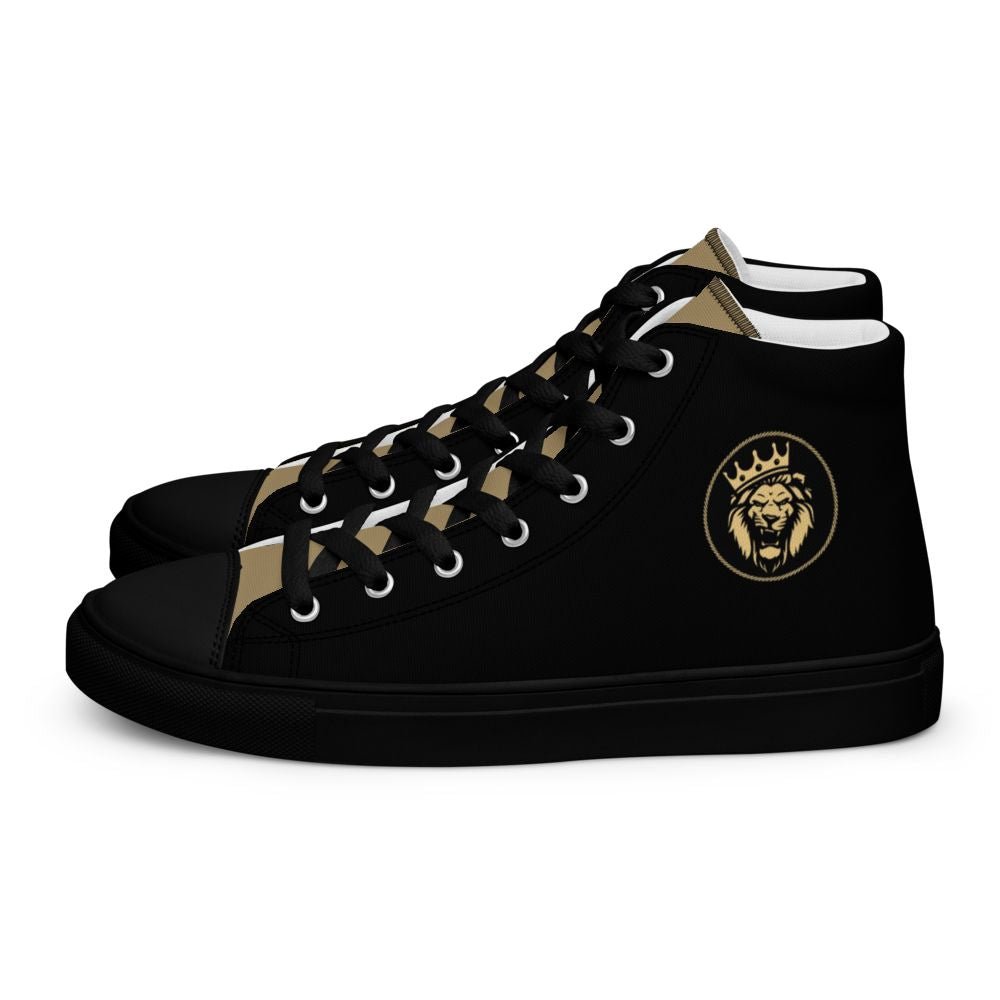Lion of Judah Women’s High Top Canvas Shoes - Jesus Passion Apparel