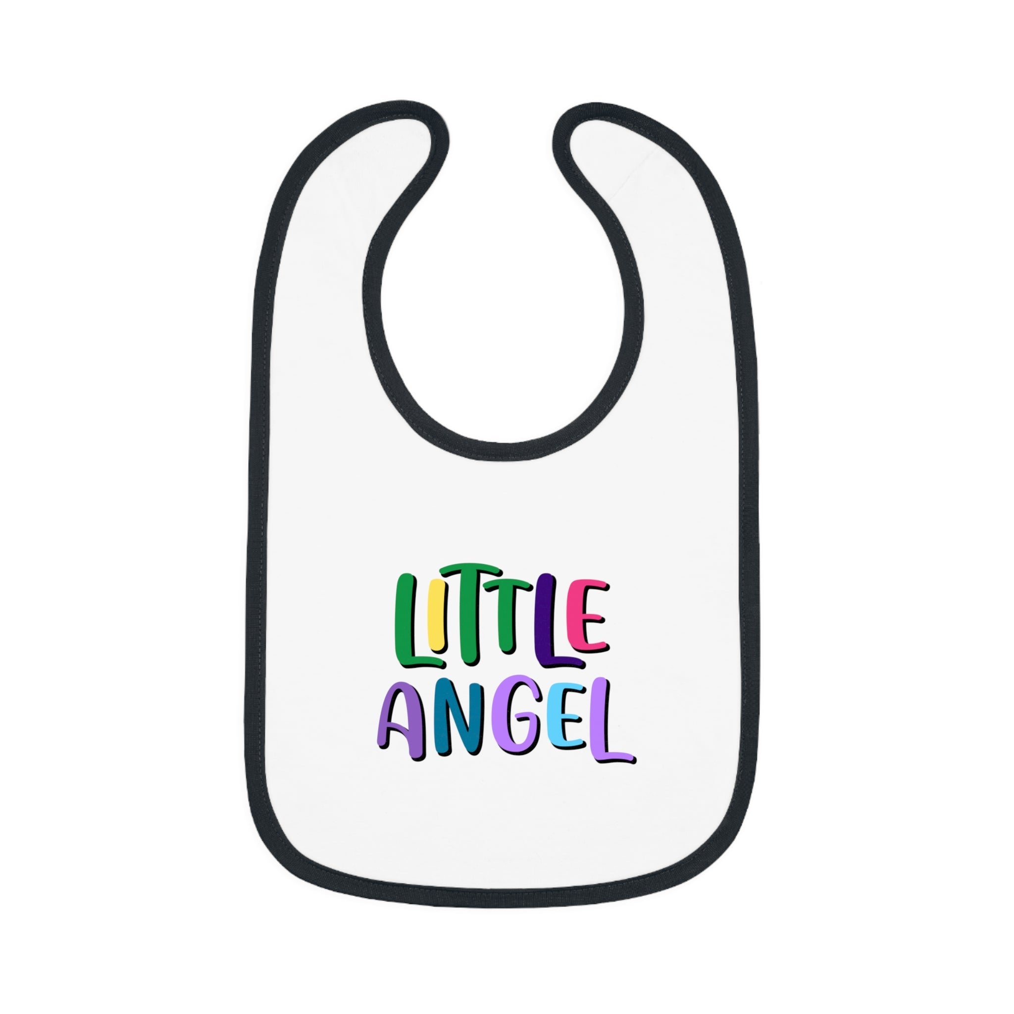 Little Angel - Colorful Baby Jersey Bib - Jesus Passion Apparel
