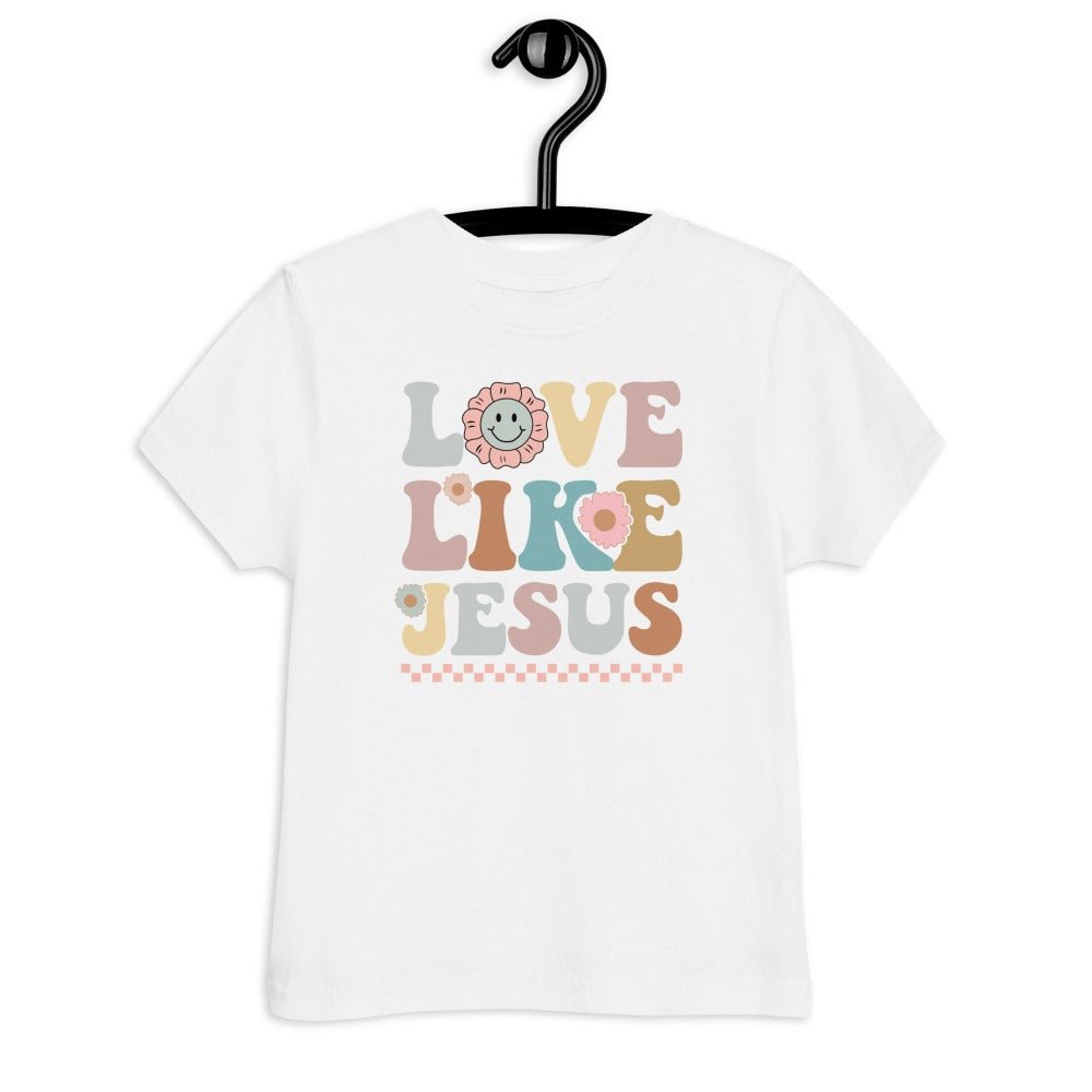 Love Like Jesus Toddler's Fine Jersey Tee - Jesus Passion Apparel