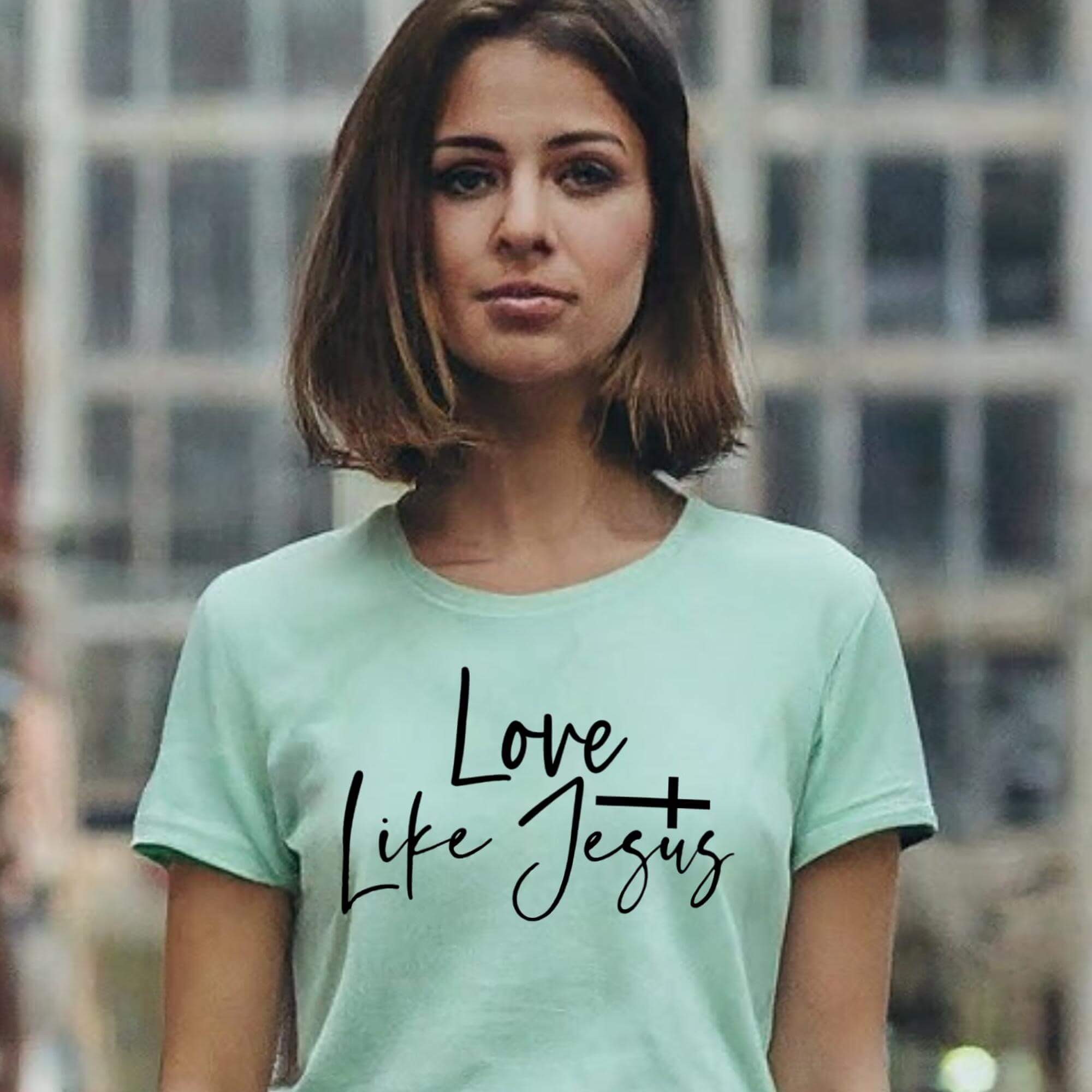 Love Like Jesus Women's Short Sleeve Tee - Jesus Passion Apparel