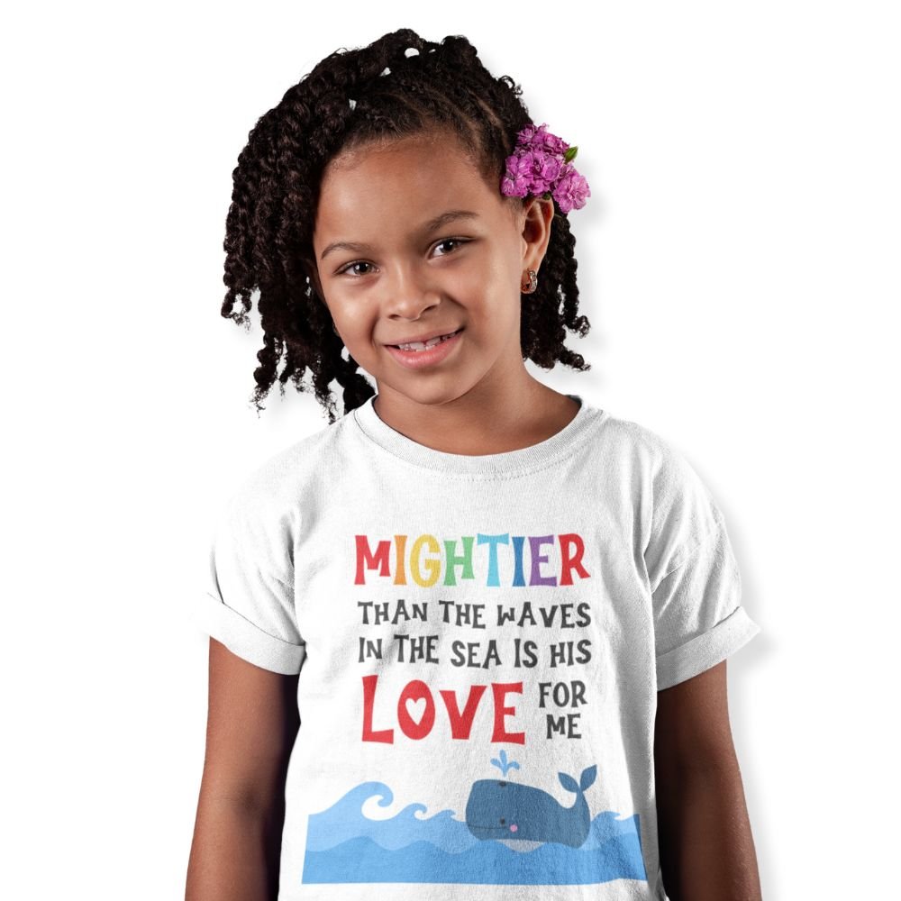 Mighter Than the Waves Youth Relaxed - Fit T-Shirt - Jesus Passion Apparel