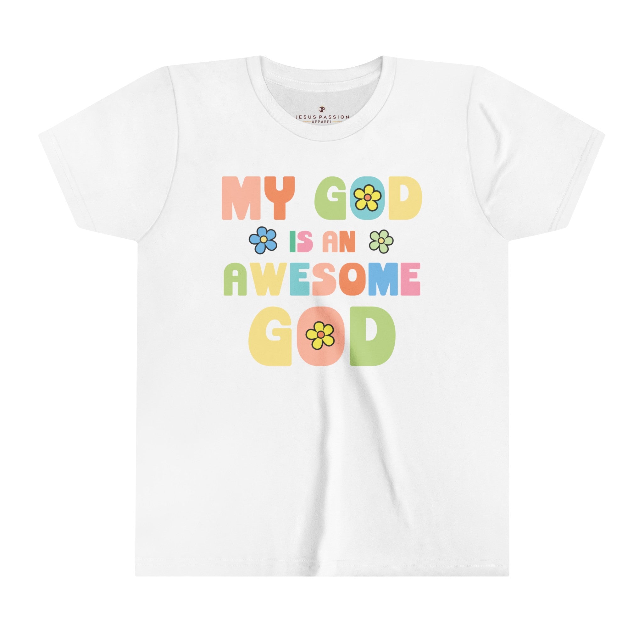 My God Awesome God Youth Relaxed - Fit T-Shirt - Jesus Passion Apparel