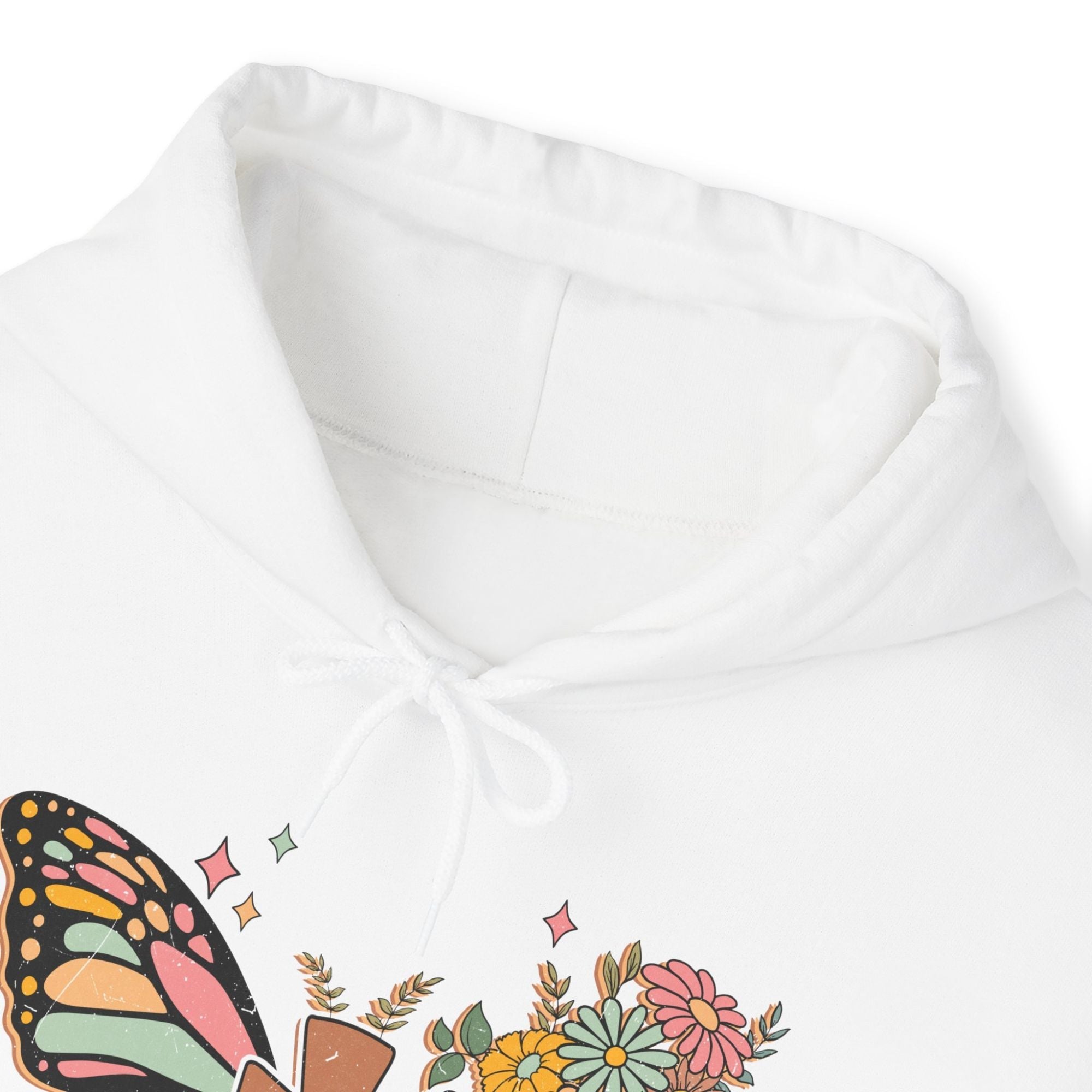 New Creation Butterfly Retro - Inspired Unisex - Fit Hoodie - Jesus Passion Apparel