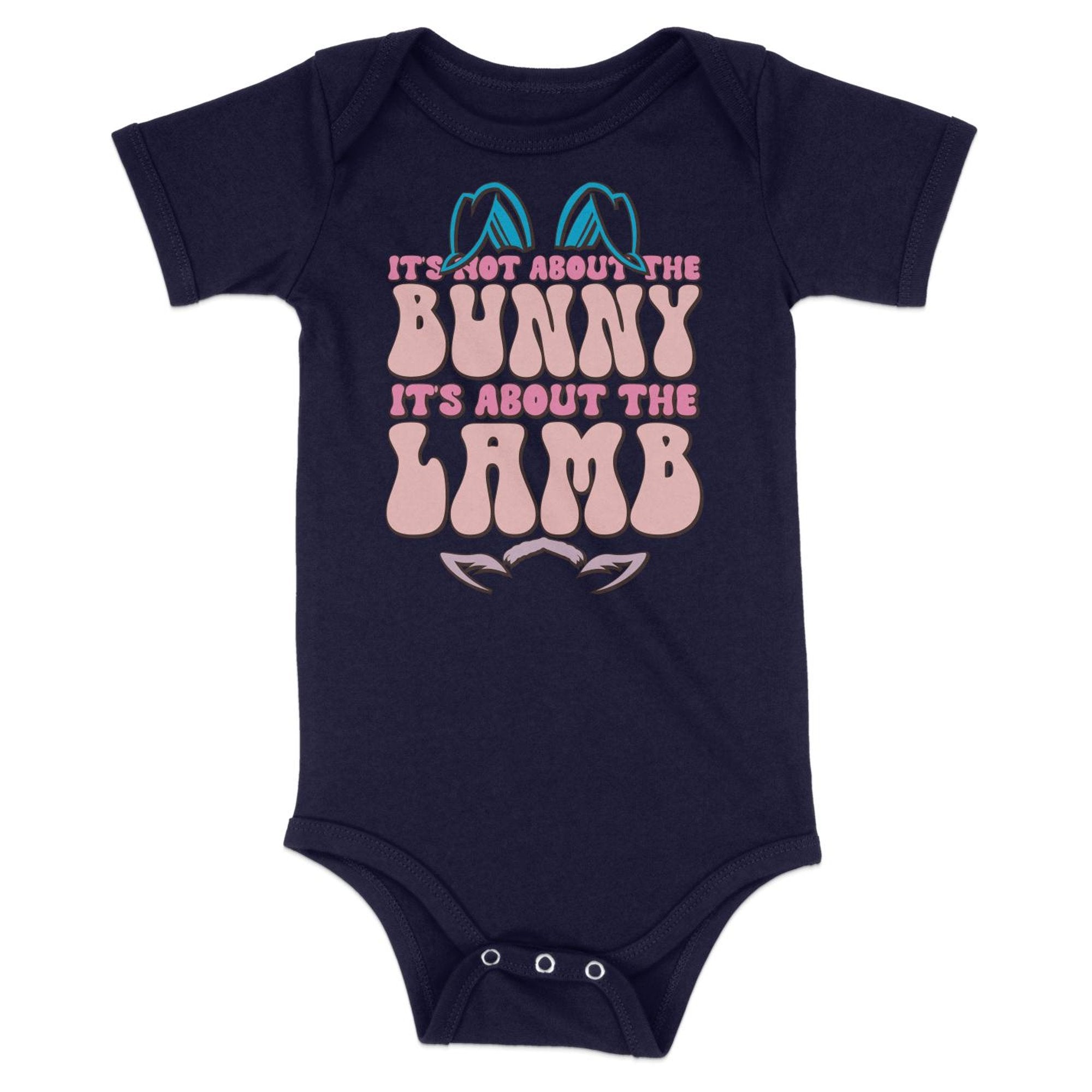 Not About the Bunny Infant Fine Jersey Bodysuit - Jesus Passion Apparel