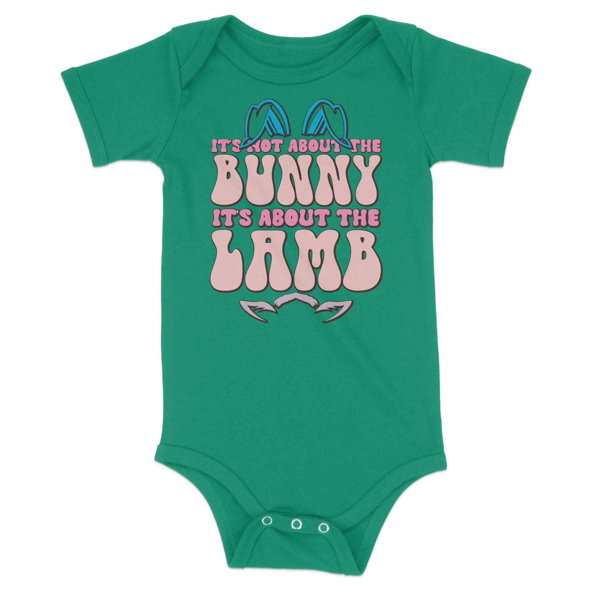 Not About the Bunny Infant Fine Jersey Bodysuit - Jesus Passion Apparel