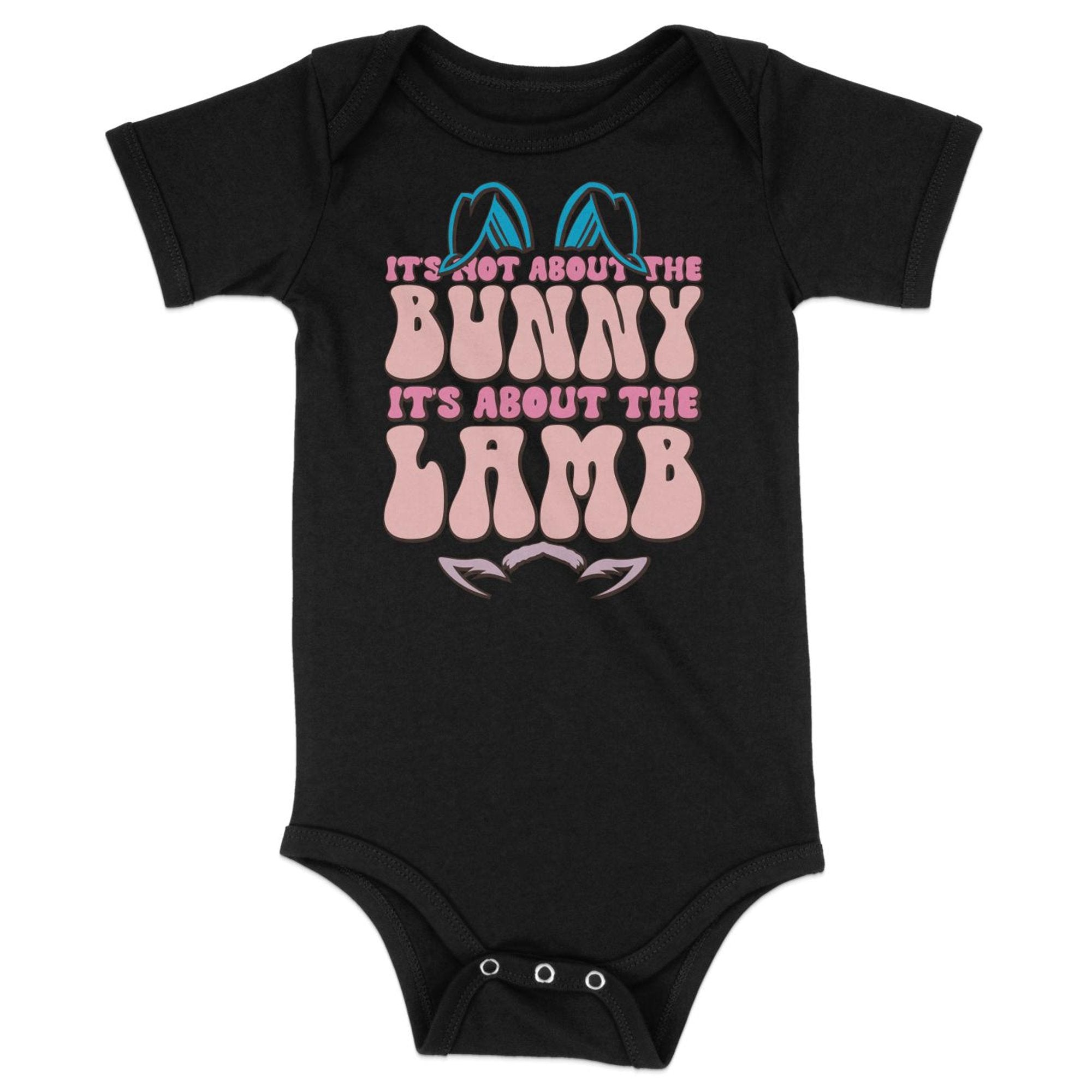 Not About the Bunny Infant Fine Jersey Bodysuit - Jesus Passion Apparel