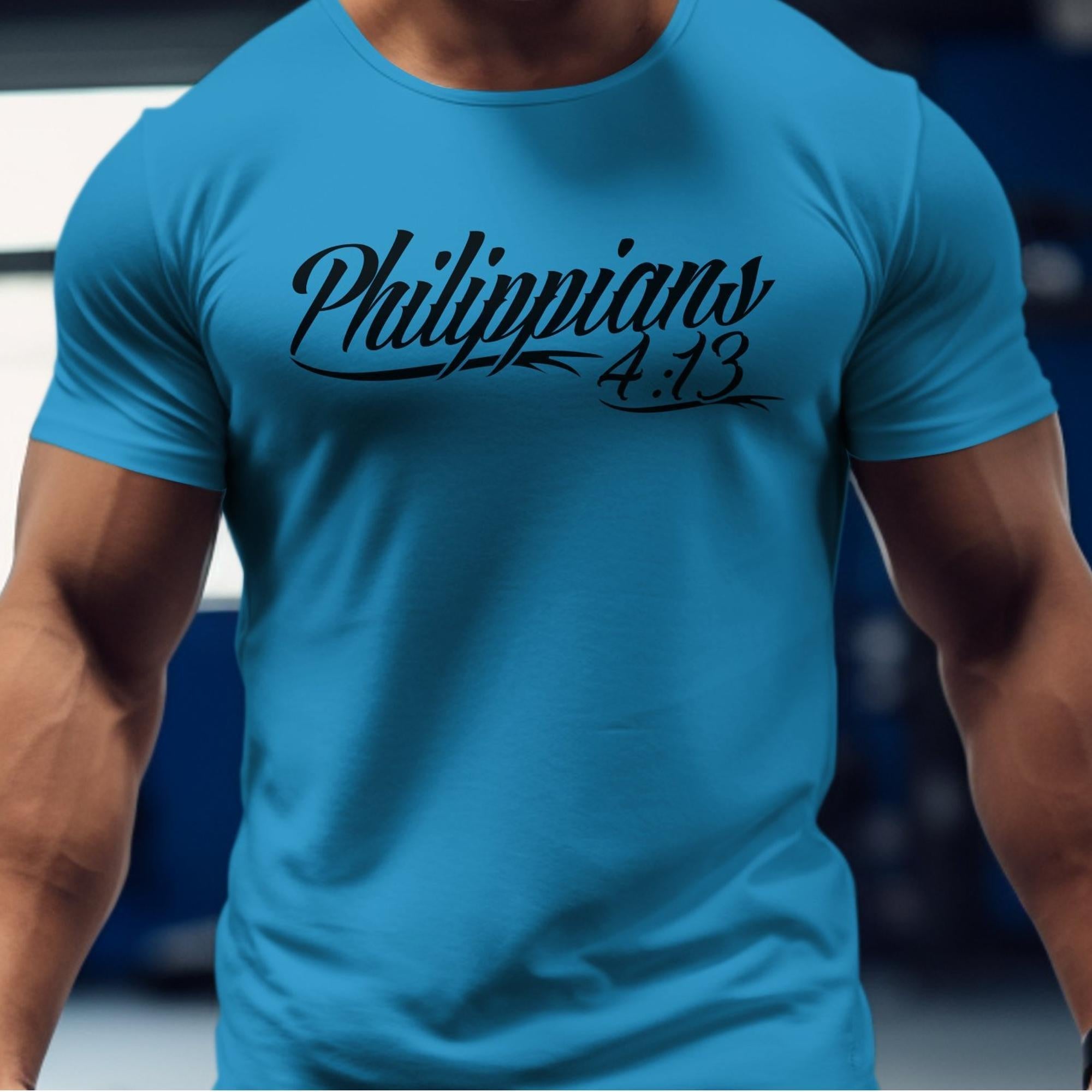 Phillippines 4:13 Men's Jersey Short Sleeve Tee - Jesus Passion Apparel