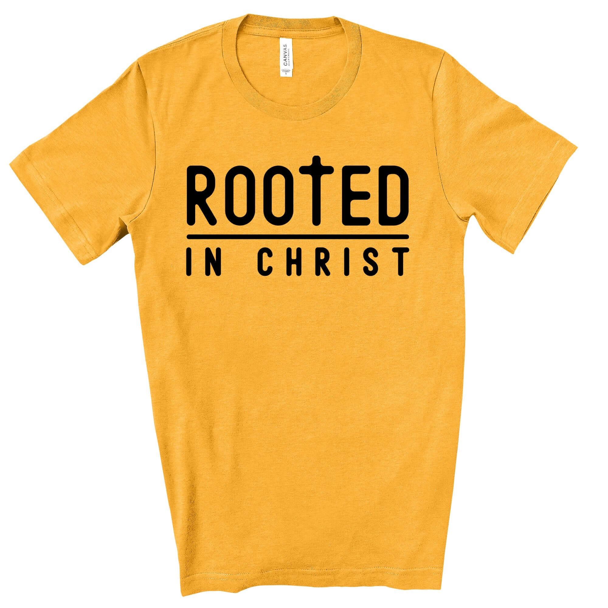 Rooted in Christ Men's Jersey Short Sleeve Tee - Jesus Passion Apparel