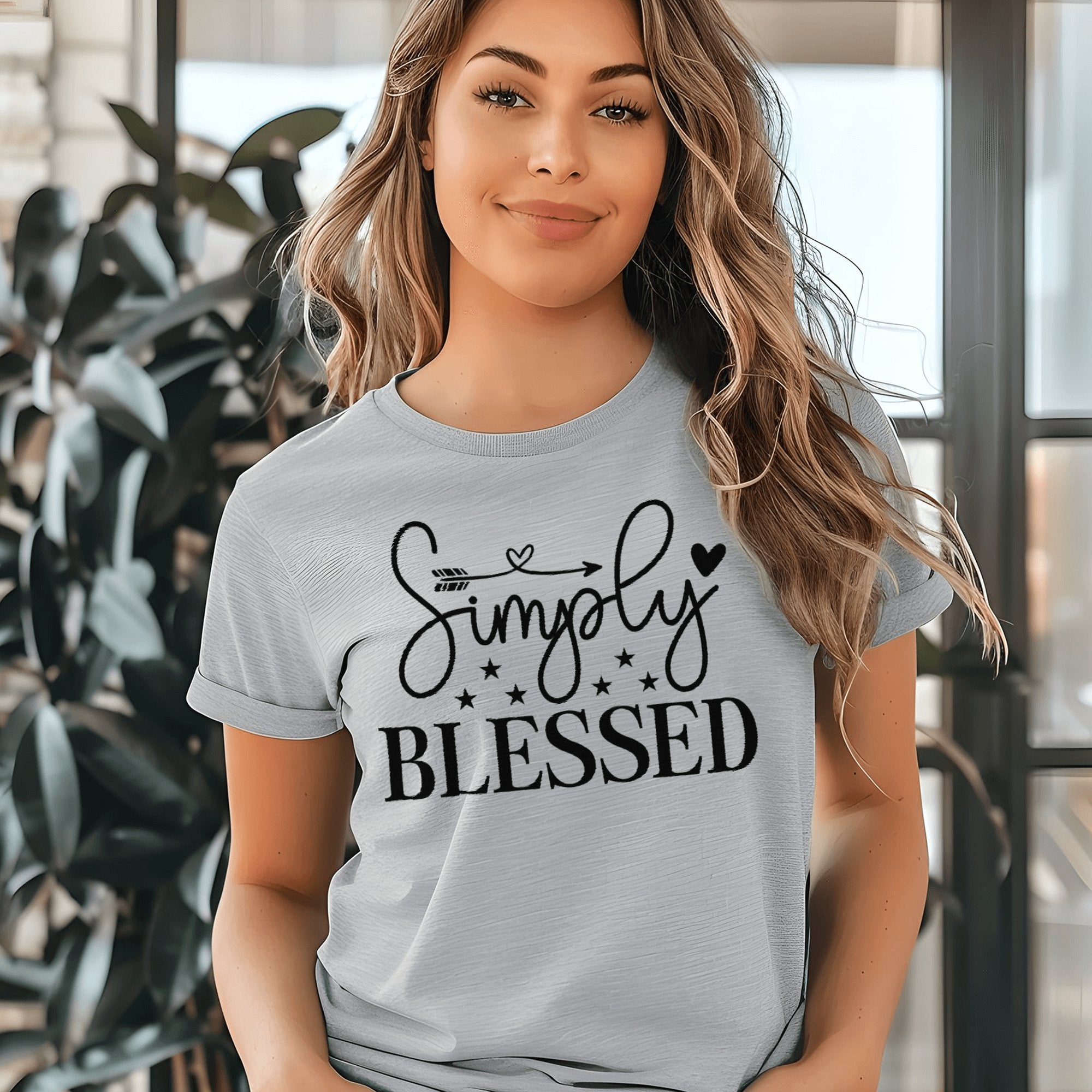 Simply Blessed Women's Short Sleeve Tee - Jesus Passion Apparel