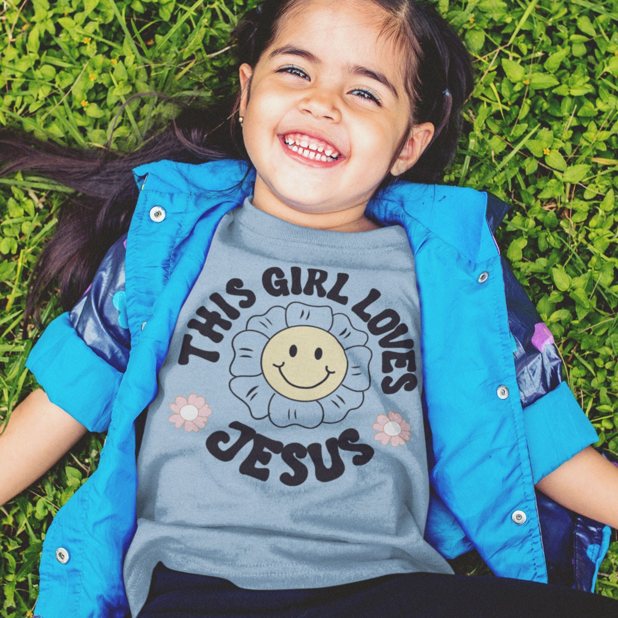 This Girl Loves Jesus Toddler's Fine Jersey Tee - Jesus Passion Apparel