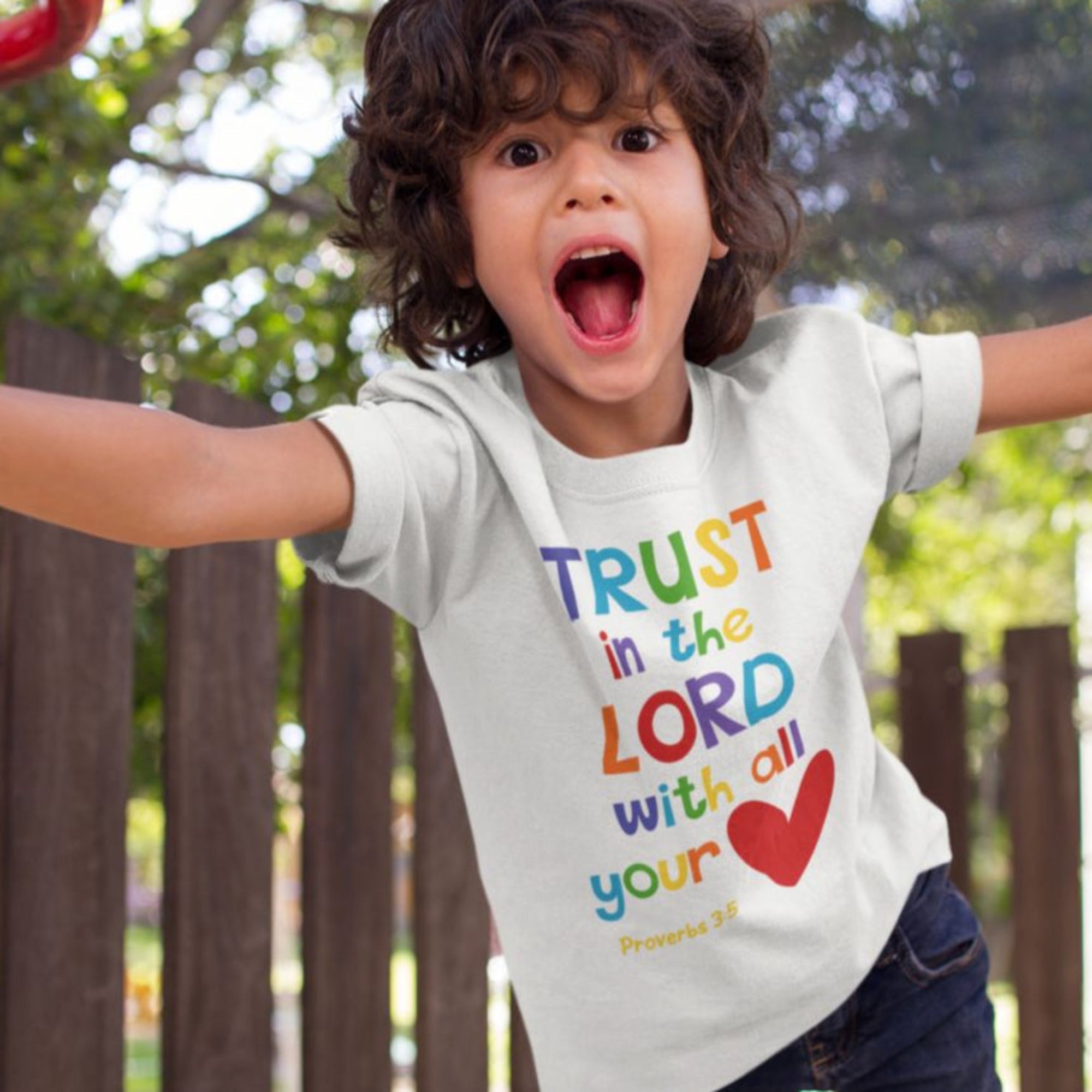 Trust in the Lord Youth Relaxed - Fit T-Shirt - Jesus Passion Apparel