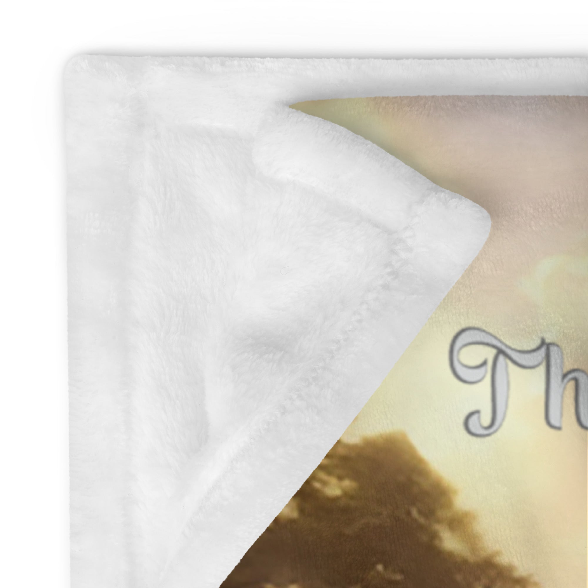 We Shall Not Fear Troubled Waters Throw Blanket - 2 Sizes - Jesus Passion Apparel