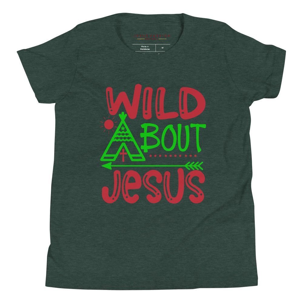 Wild About Jesus Youth Relaxed - Fit T-Shirt - Jesus Passion Apparel
