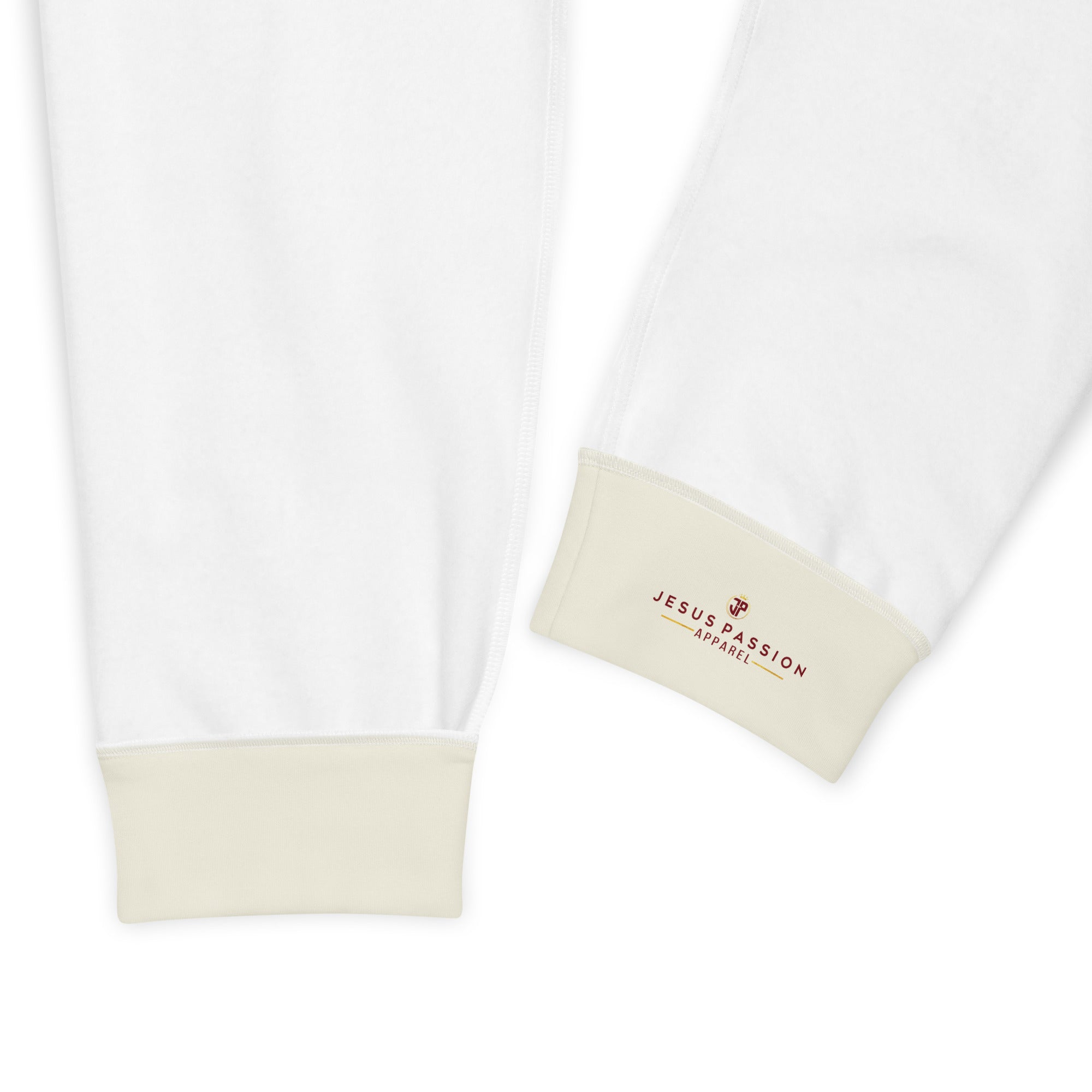 Yahweh Cream Men's Jogger Pants - Matching Sweatshirt Available - Jesus Passion Apparel