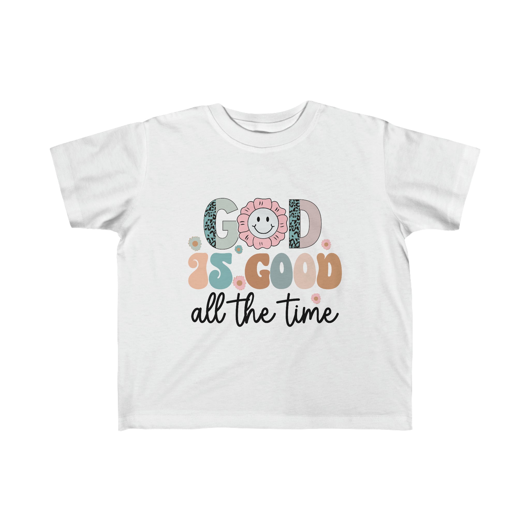 God is Good all the Time Toddler's Fine Jersey Tee Color: White Size: 2T Jesus Passion Apparel