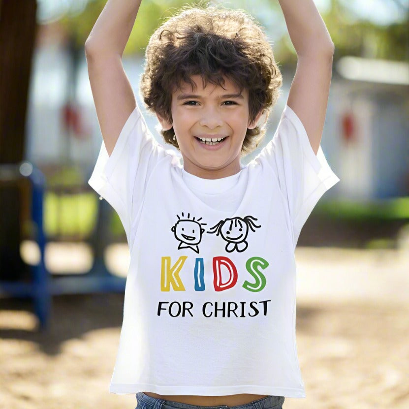 Camiseta juvenil de corte relajado Kids for Christ