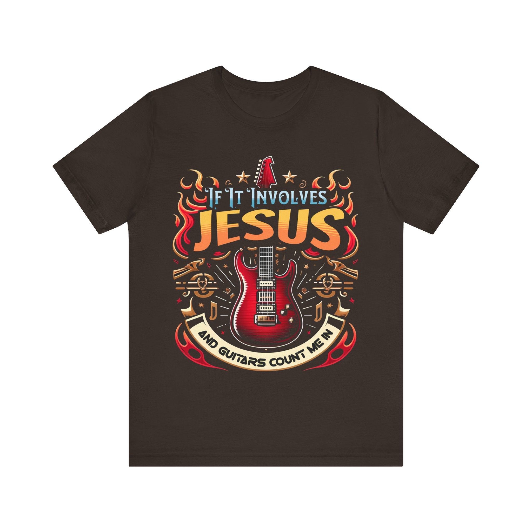 Jesus and Guitars Unisex Relaxed Fit T-shirt