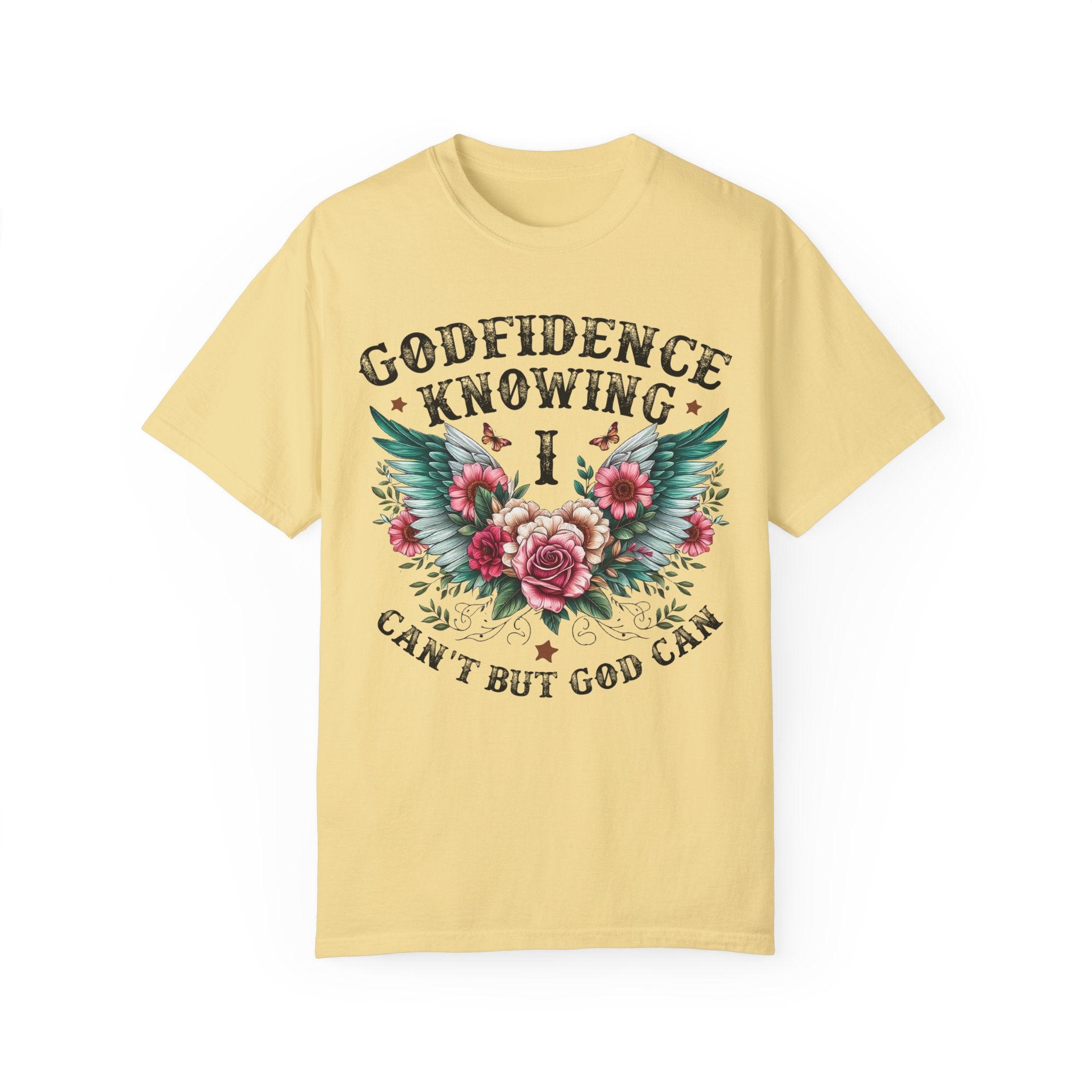 Camiseta cristiana unisex de algodón Godfidence