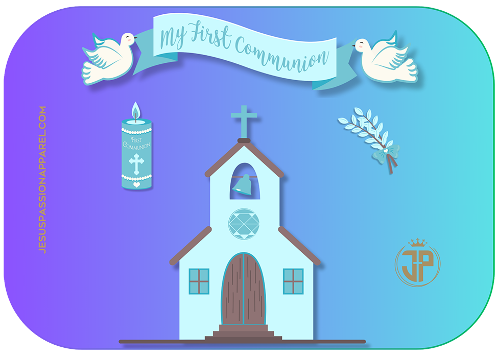 BOY FIRST COMMUNION GIFT CARD