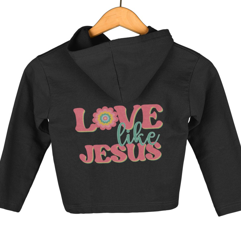 Love like Jesus Youth Hoodie Color: White Size: S Jesus Passion Apparel