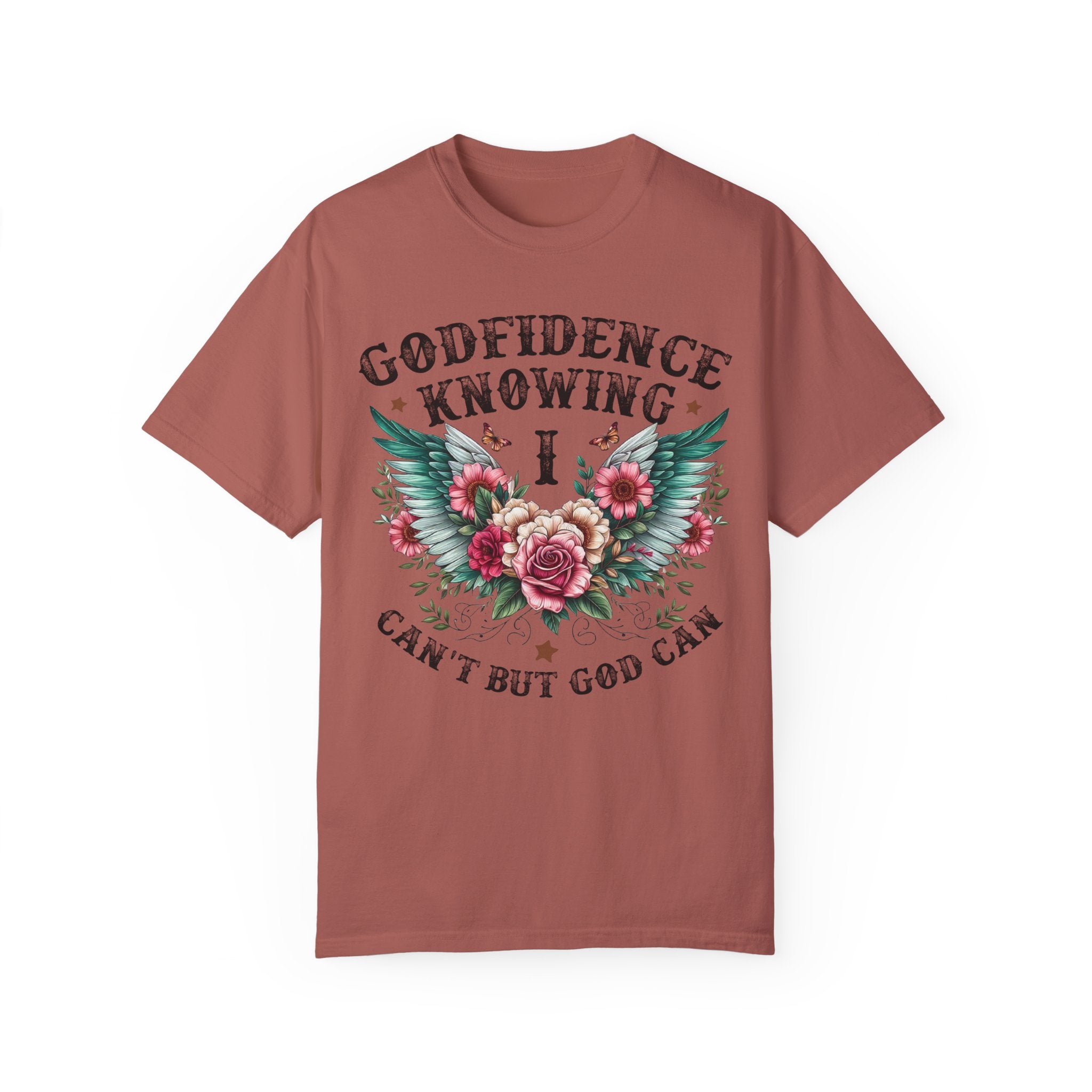 Camiseta cristiana unisex de algodón Godfidence