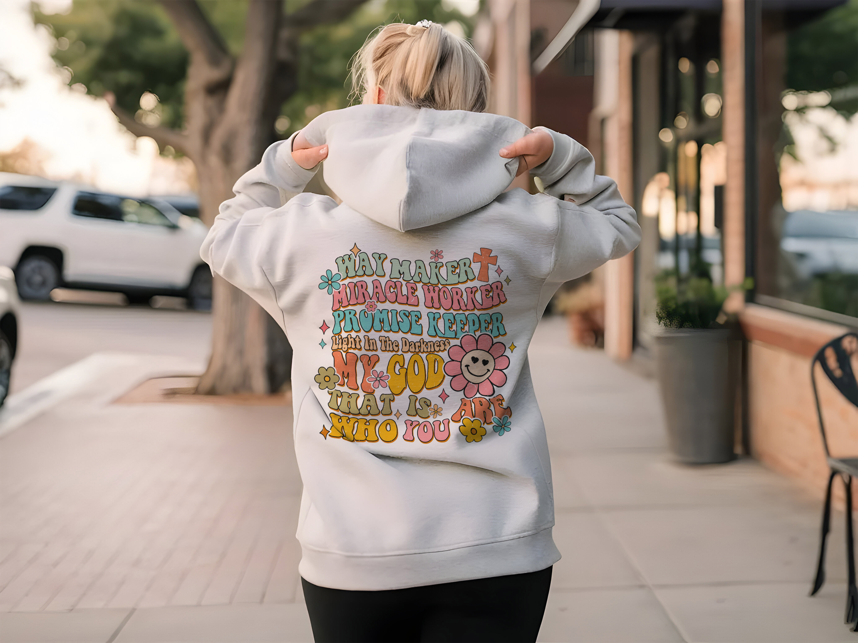 Waymaker Miracle Worker Retro-Inspired Unisex-Fit Hoodie