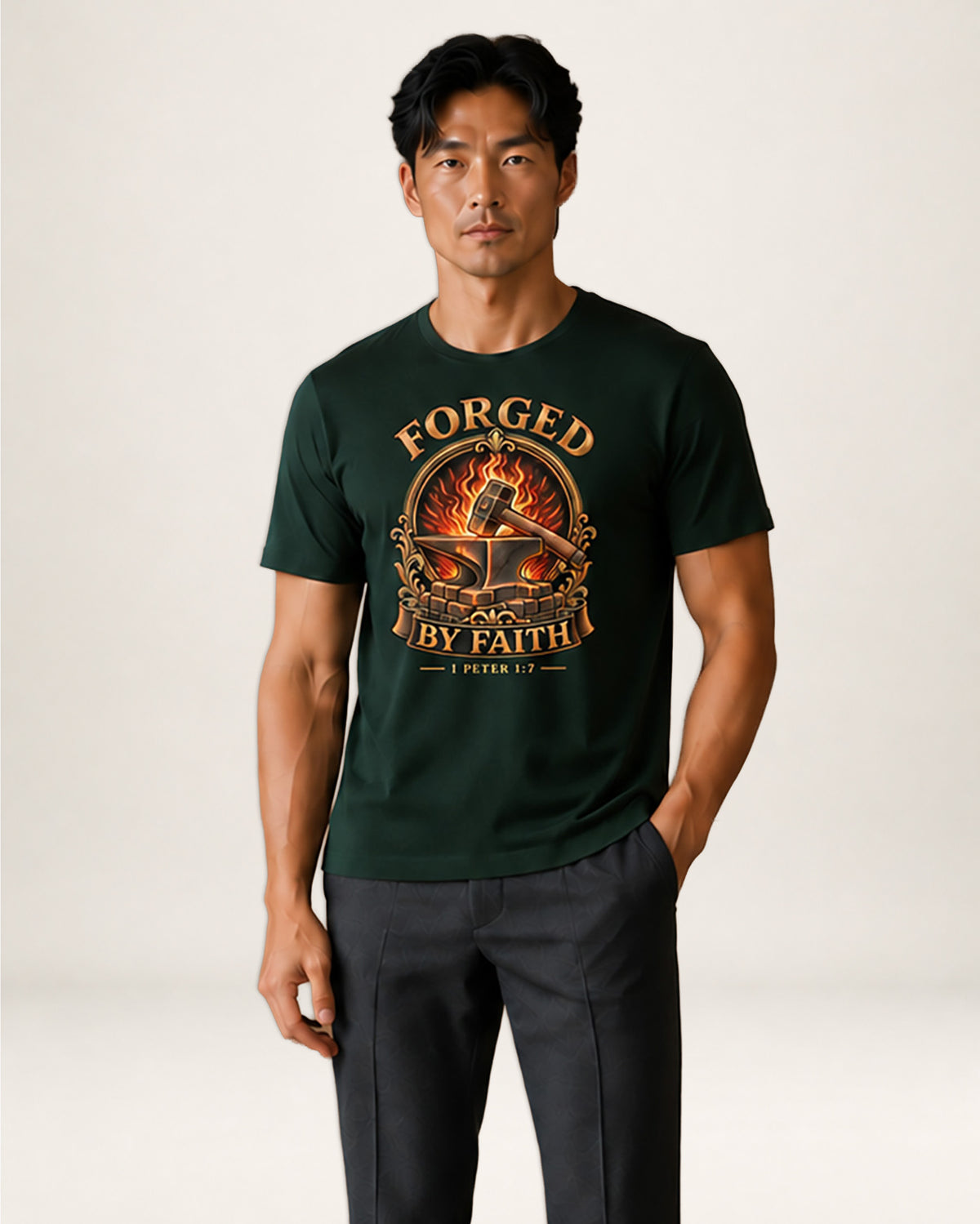 Forged By Faith Tee