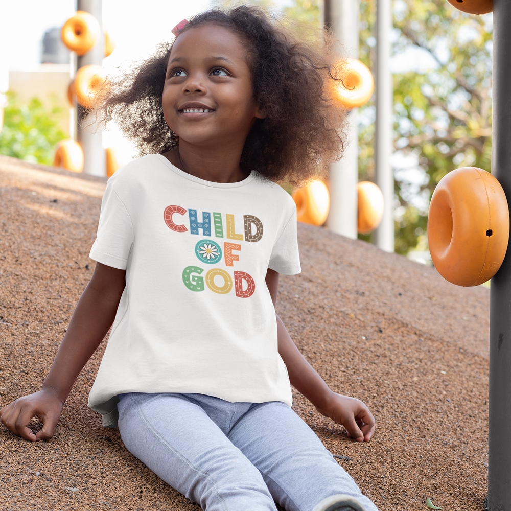 Child of God Youth Relaxed-Fit T-Shirt Colors: White Sizes: S Jesus Passion Apparel