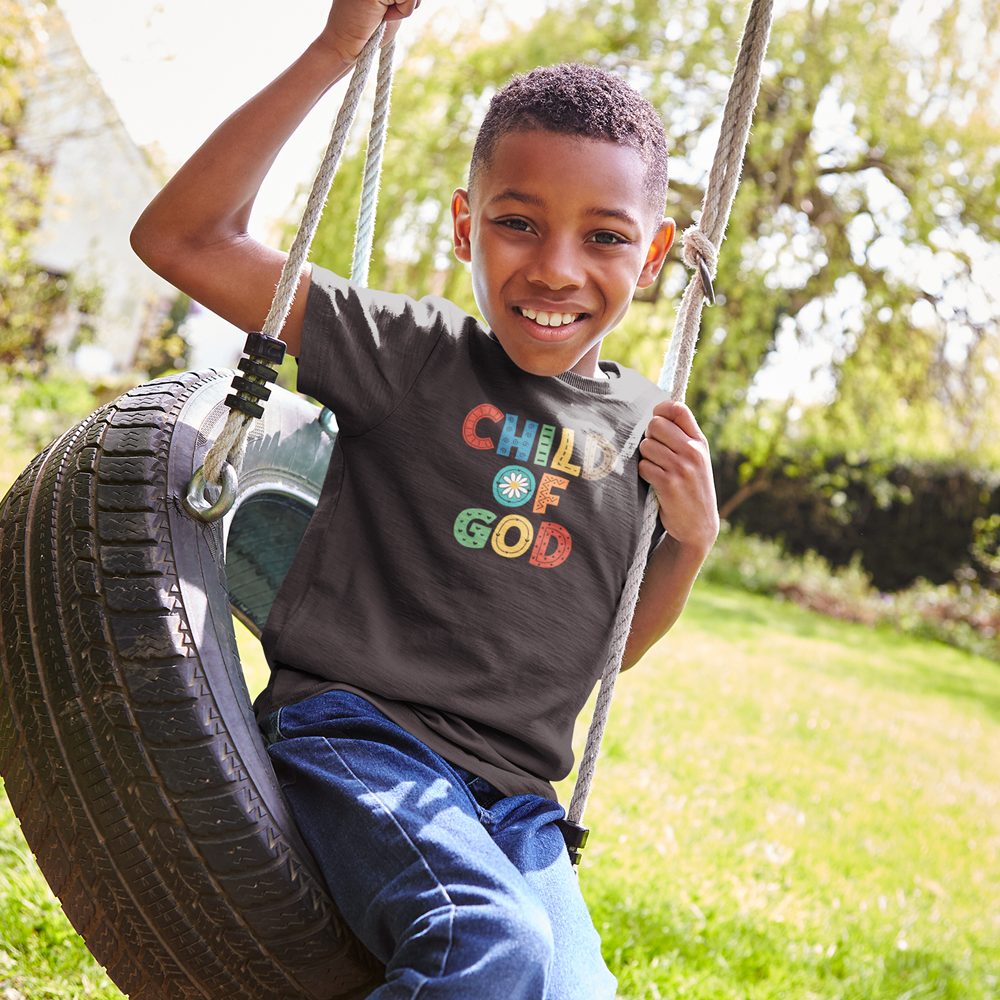 Child of God Youth Relaxed-Fit T-Shirt Colors: White Sizes: S Jesus Passion Apparel