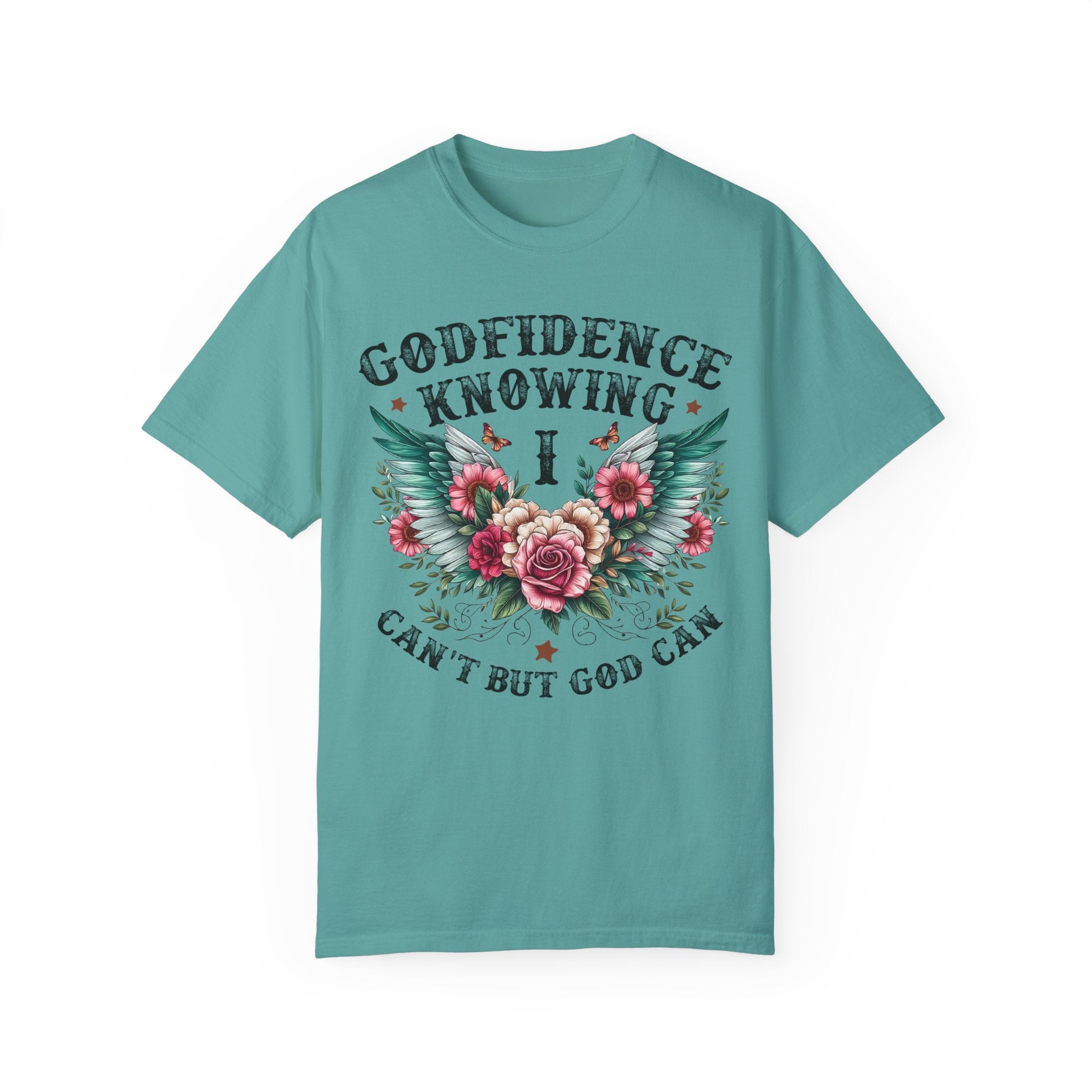 Camiseta cristiana unisex de algodón Godfidence