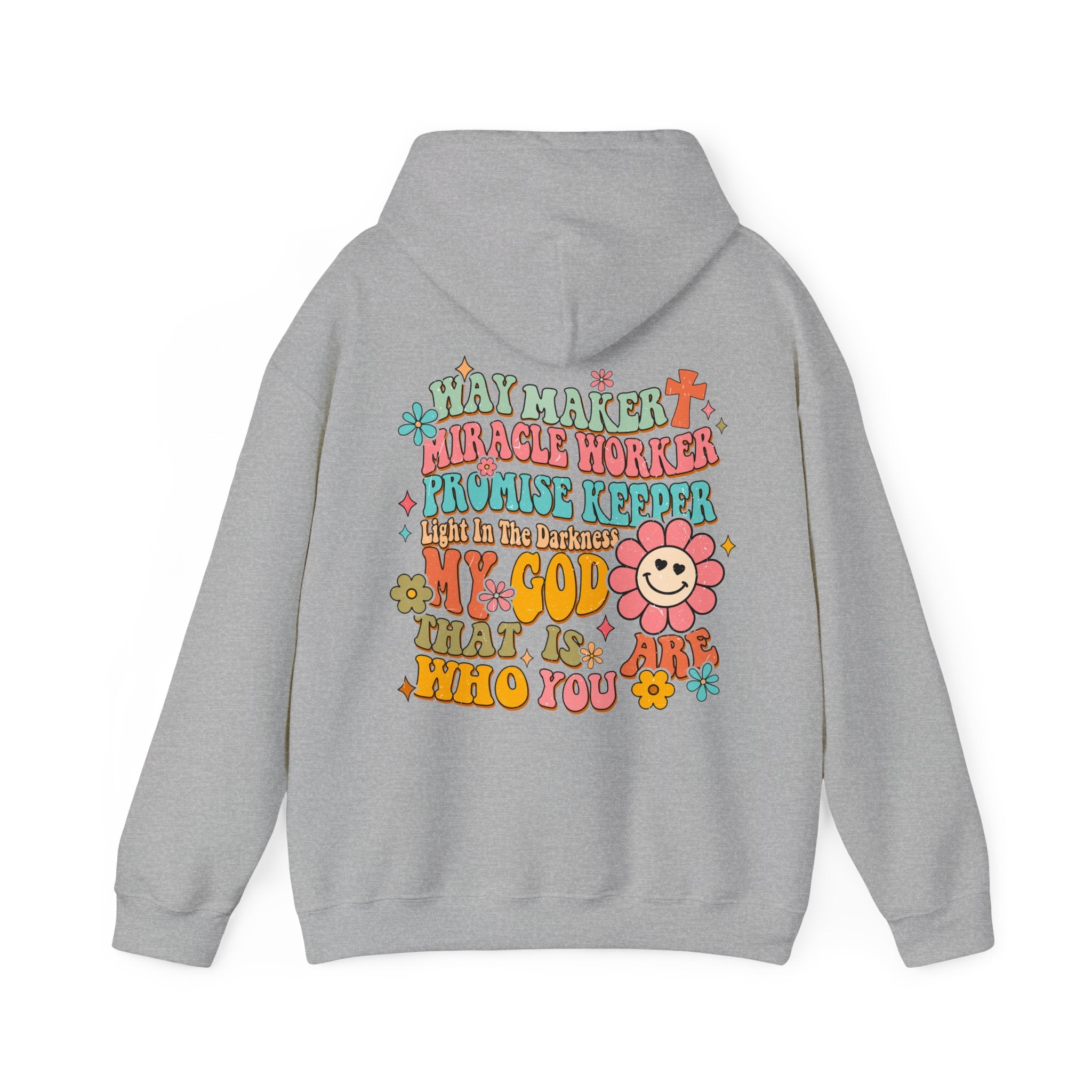 Waymaker Miracle Worker Retro-Inspired Unisex-Fit Hoodie