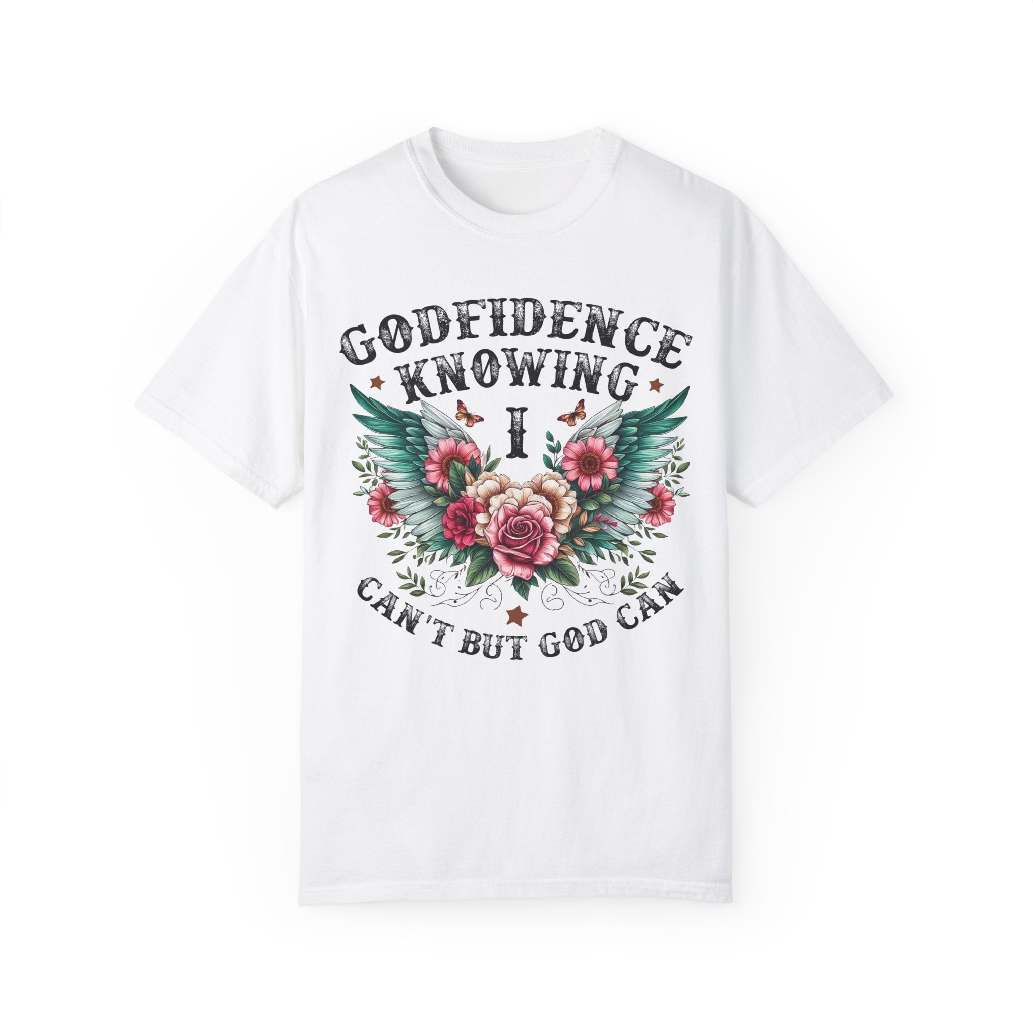 Camiseta cristiana unisex de algodón Godfidence