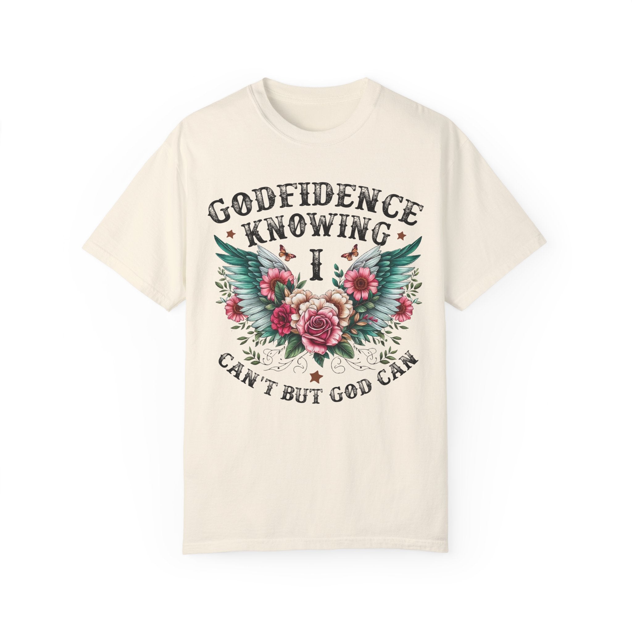 Camiseta cristiana unisex de algodón Godfidence