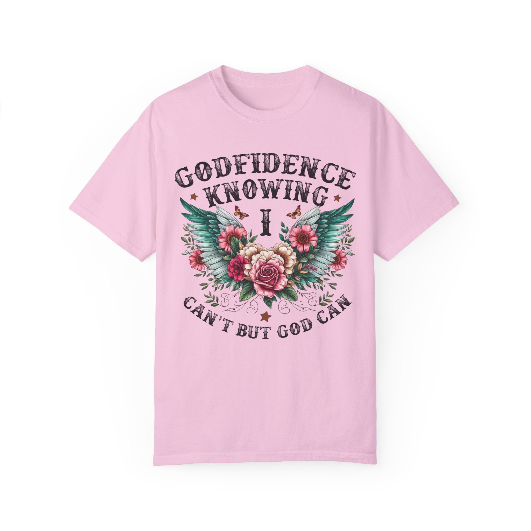 Camiseta cristiana unisex de algodón Godfidence