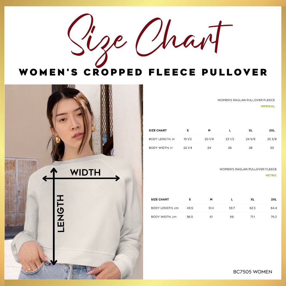 Walk by Faith Women's Cropped Raglan Pullover Fleece Sweatshirt - White Size: S Color: White Jesus Passion Apparel