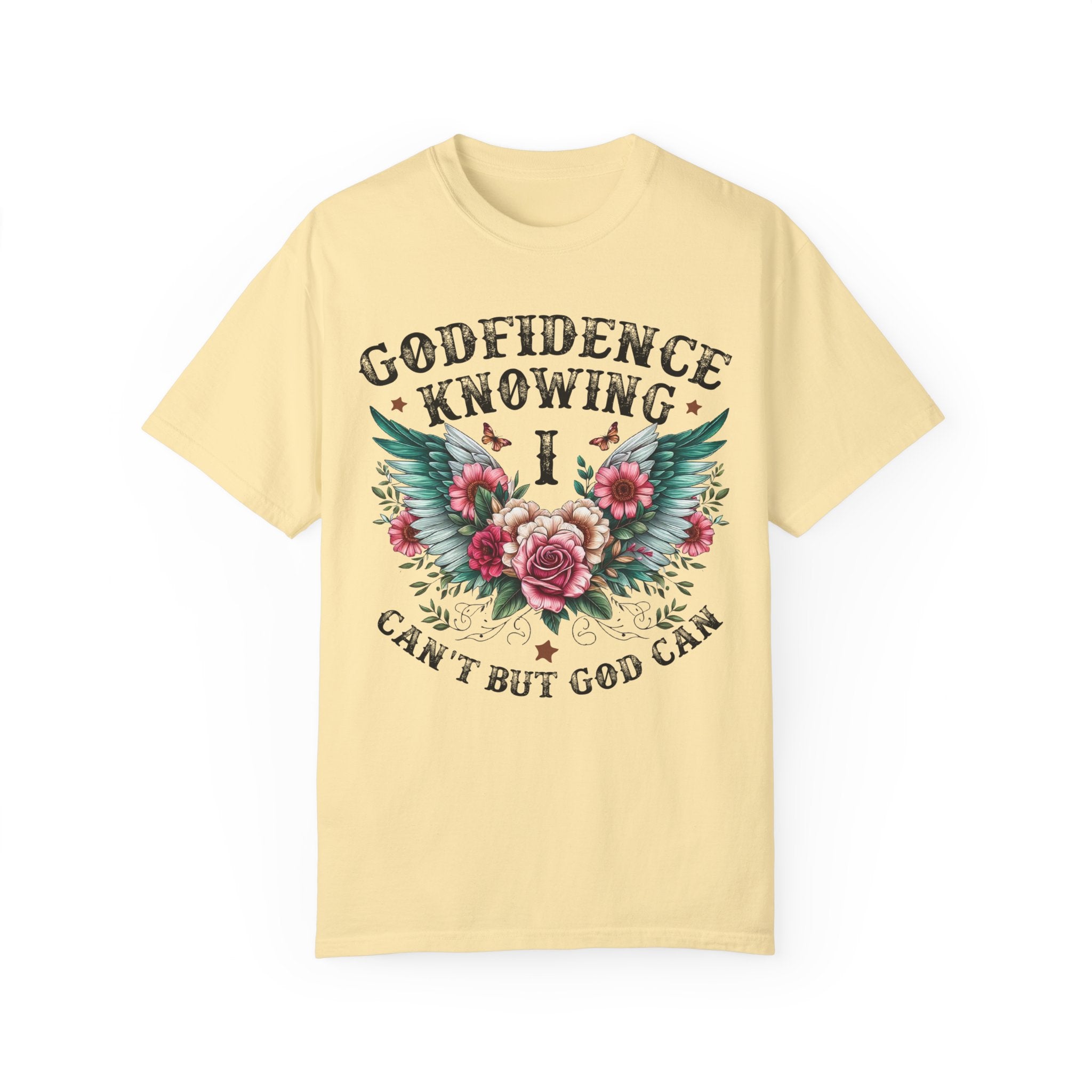 Camiseta cristiana unisex de algodón Godfidence