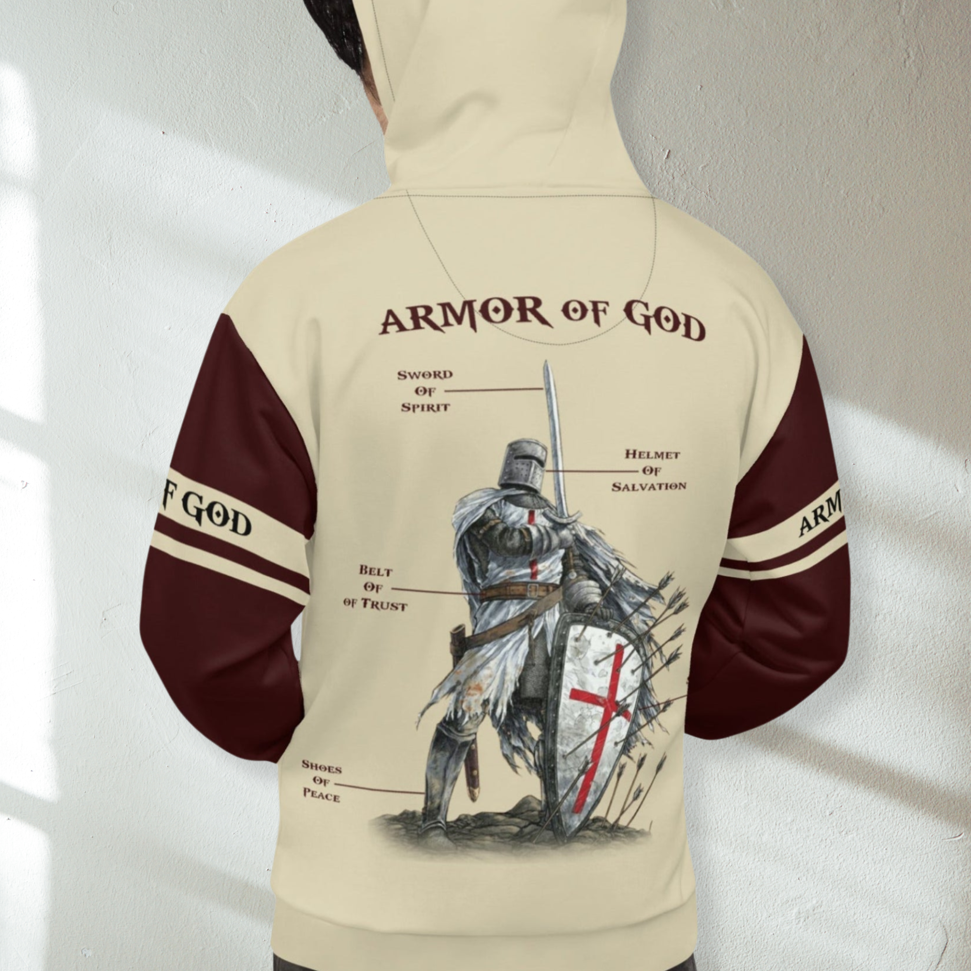 Armor Of God Designer Hoodie