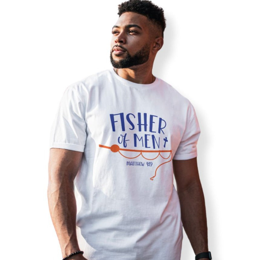Fisher of Men Jersey Short Sleeve T-Shirt Color: Heather Dust Size: S Jesus Passion Apparel