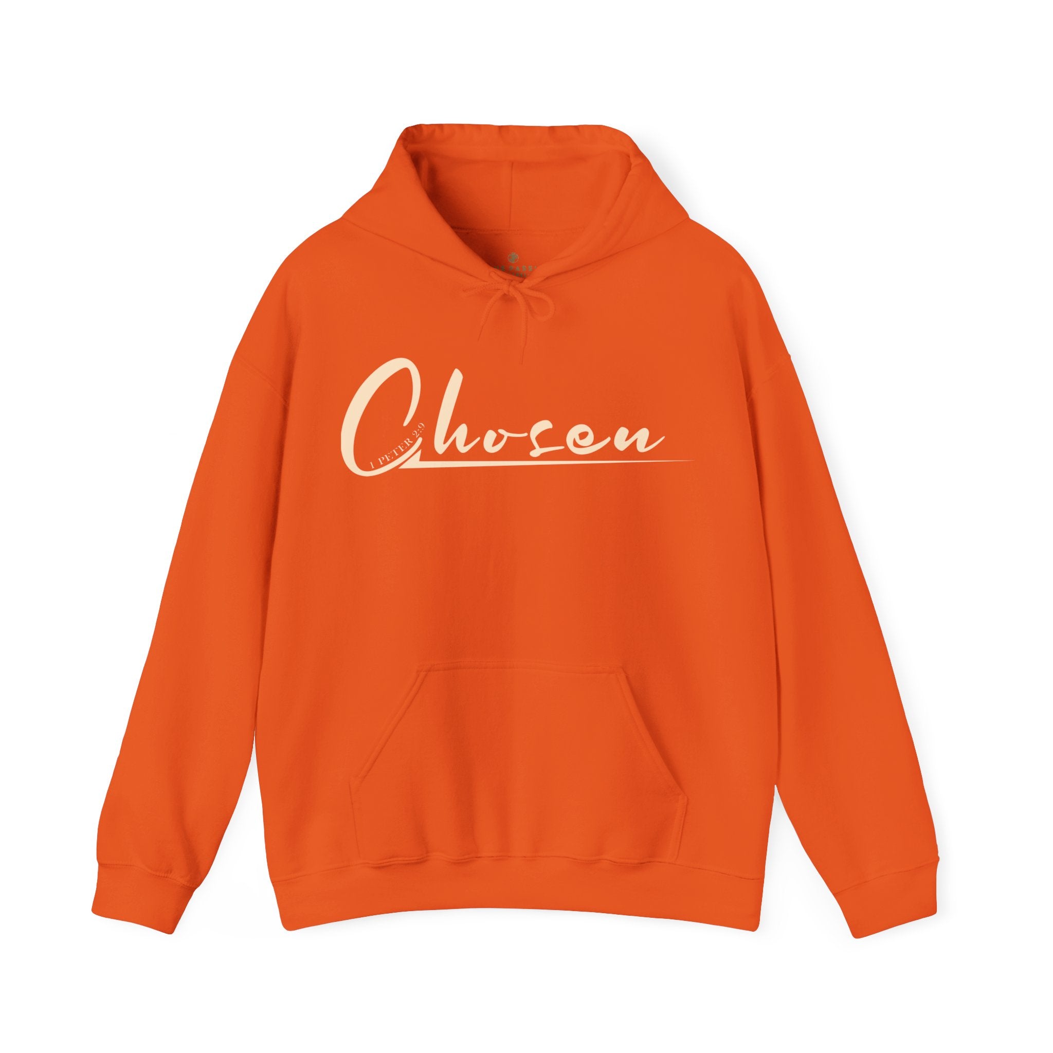 Chosen Men's Heavy Blend™ Hoodie Color: Orange Size: S Jesus Passion Apparel