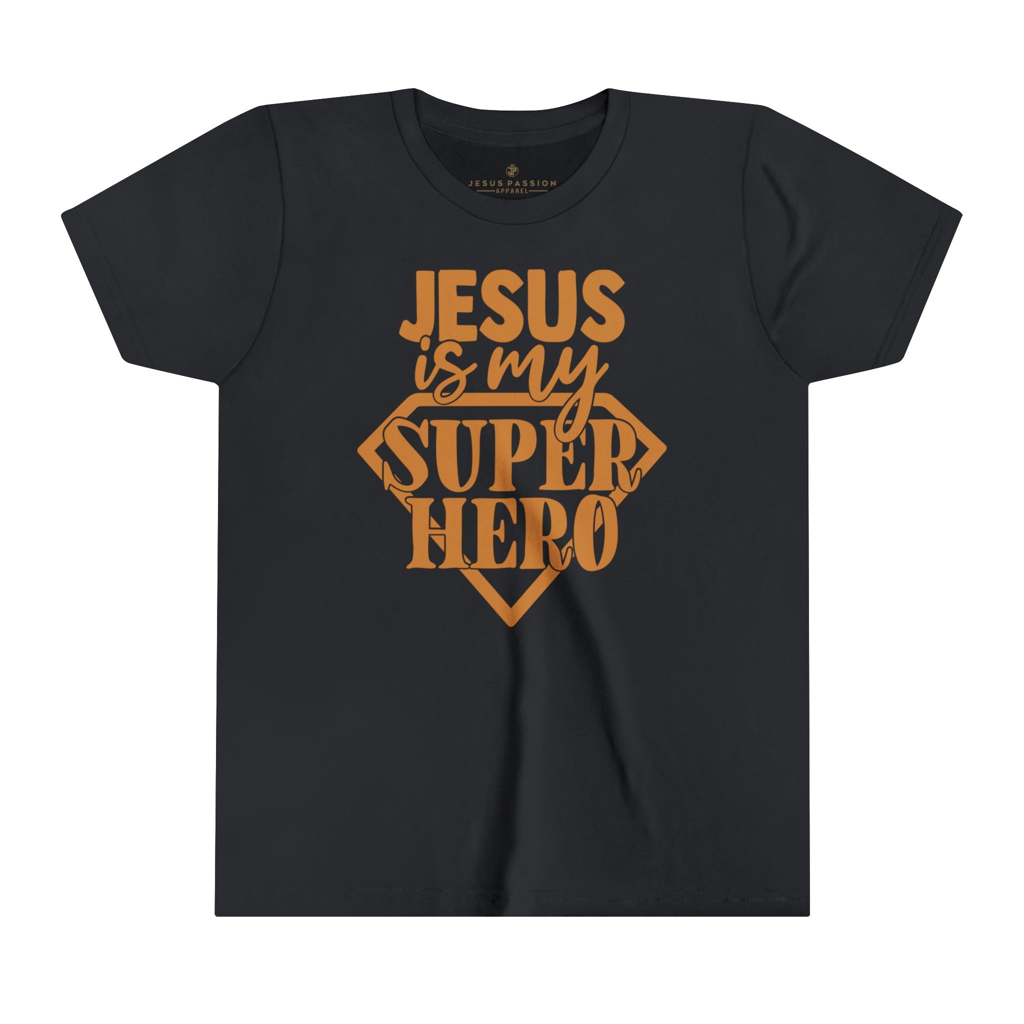 Jesus Superhero Youth Relaxed-Fit T-Shirt Colors: White Sizes: S Jesus Passion Apparel