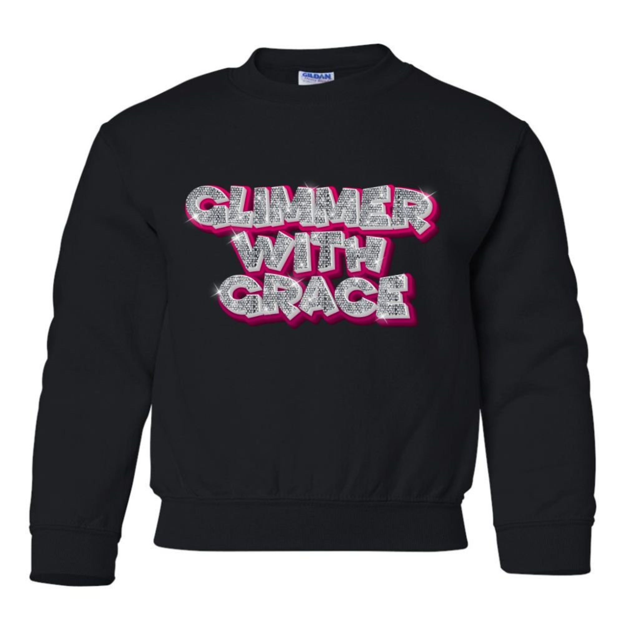 Glimmer with Grace Sweatshirt black jpa