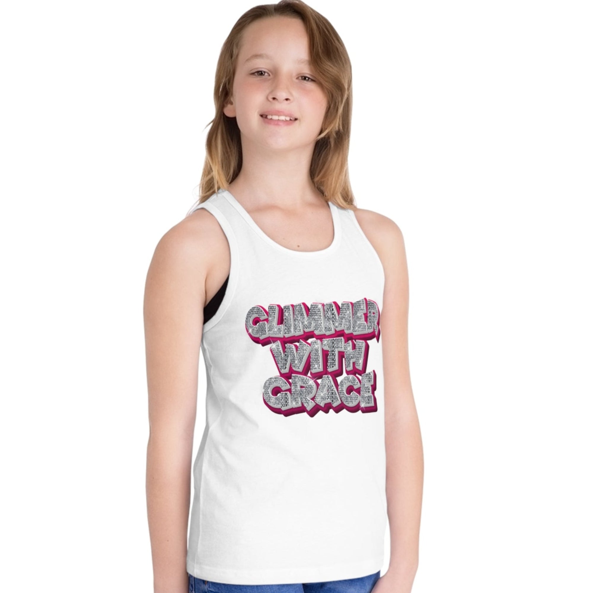 Glimmer_with_grace_tank_top white Girl Jesus Passion Apparel