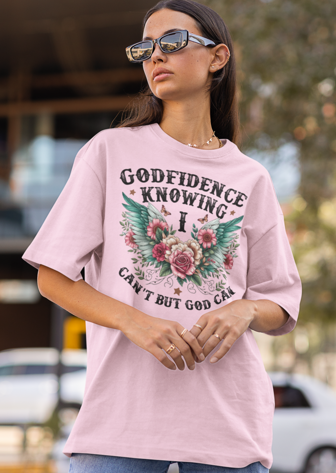 Godfidence Women's T-shirt blossom JP Apparel