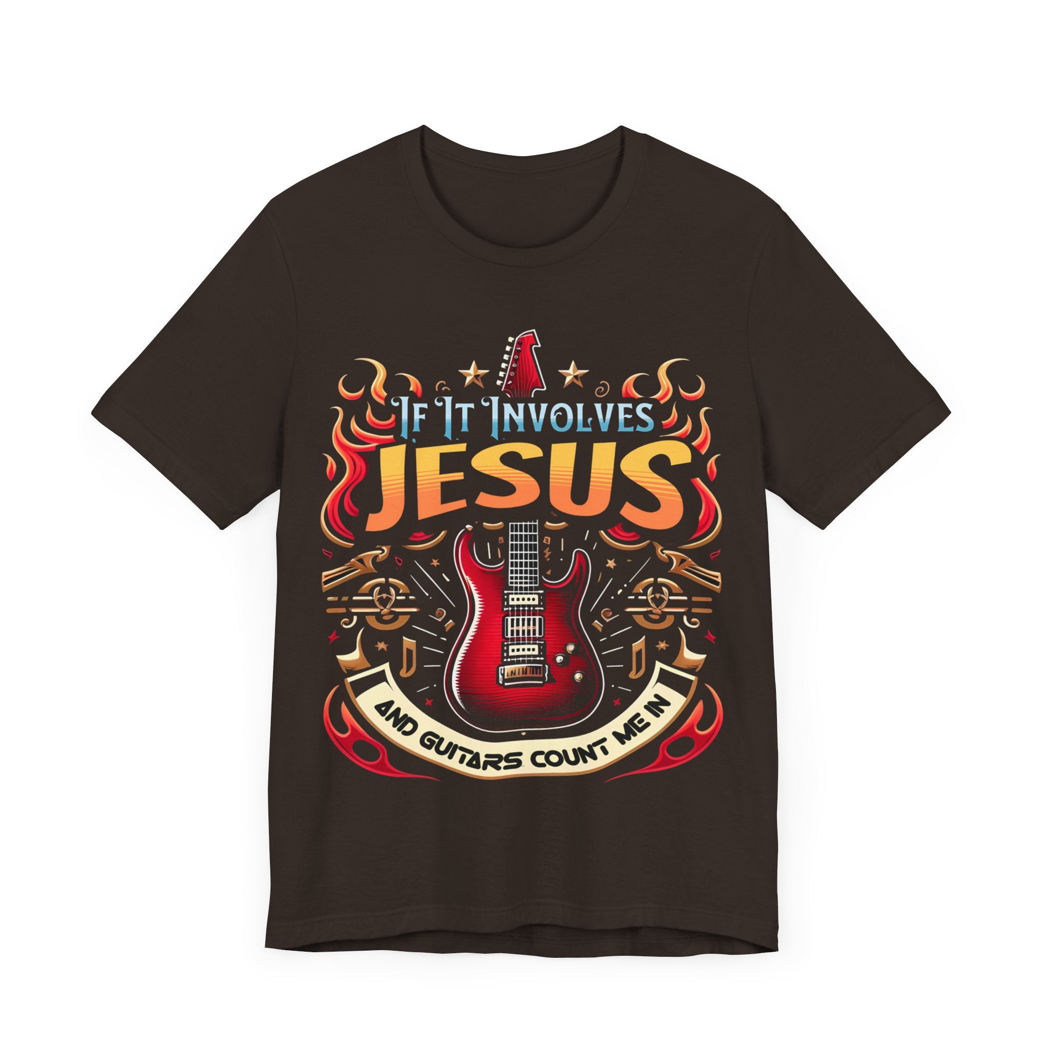 Jesus_and_Guitars_brown Flat