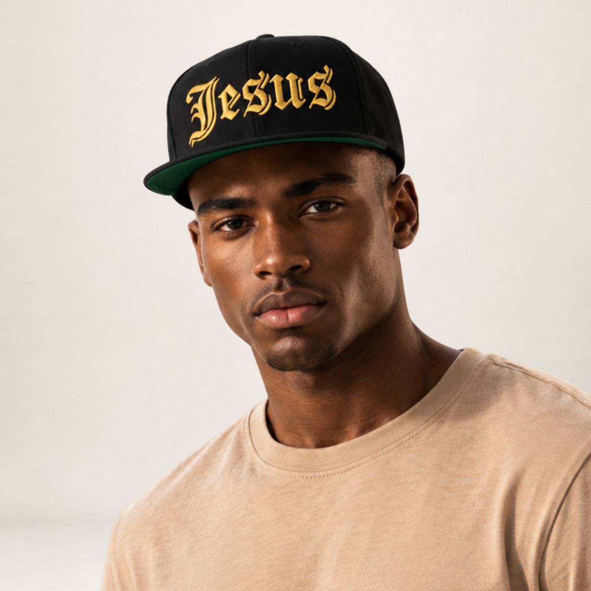 JESUS — Flat Bill Snapback Hat