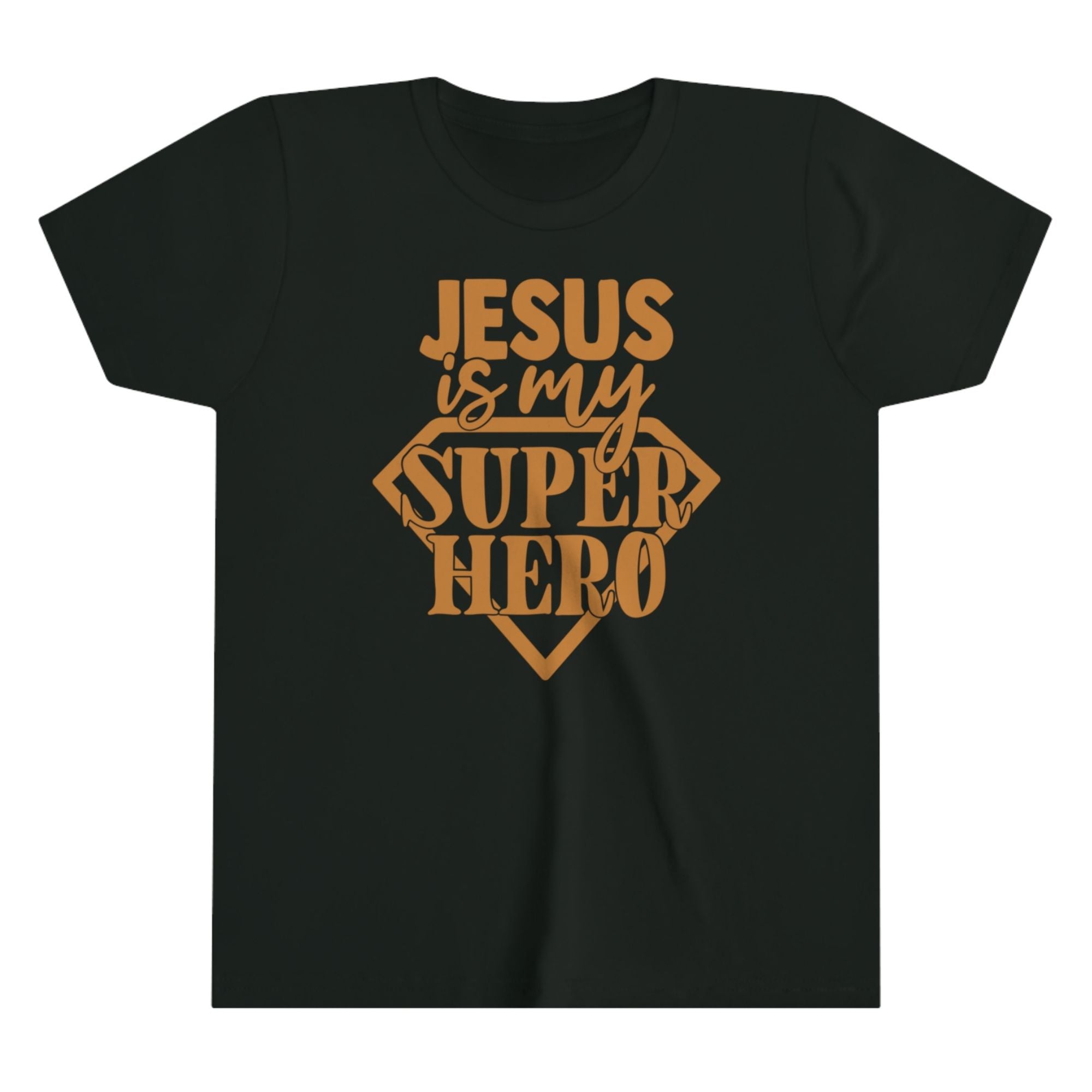 Jesus Superhero Youth Relaxed-Fit T-Shirt Colors: White Sizes: S Jesus Passion Apparel